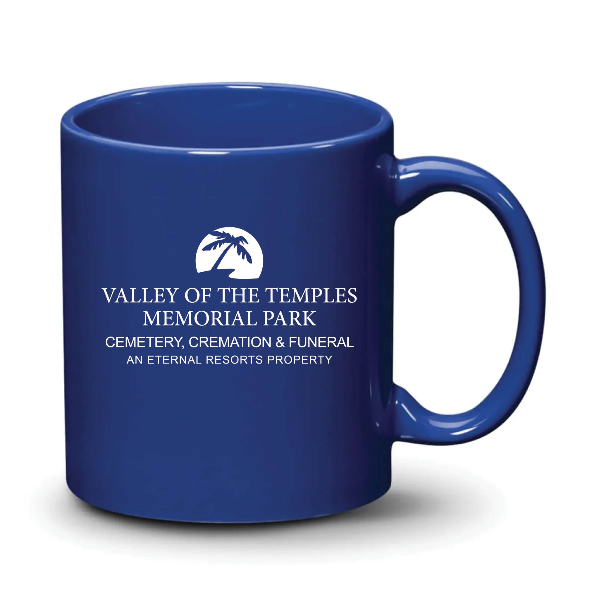 Malibu Mug Royal Blue White Logo