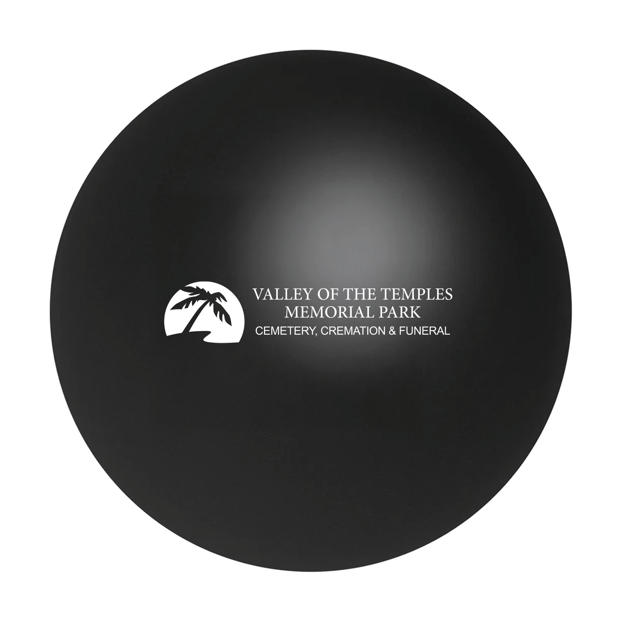 Round Stress Ball Black
