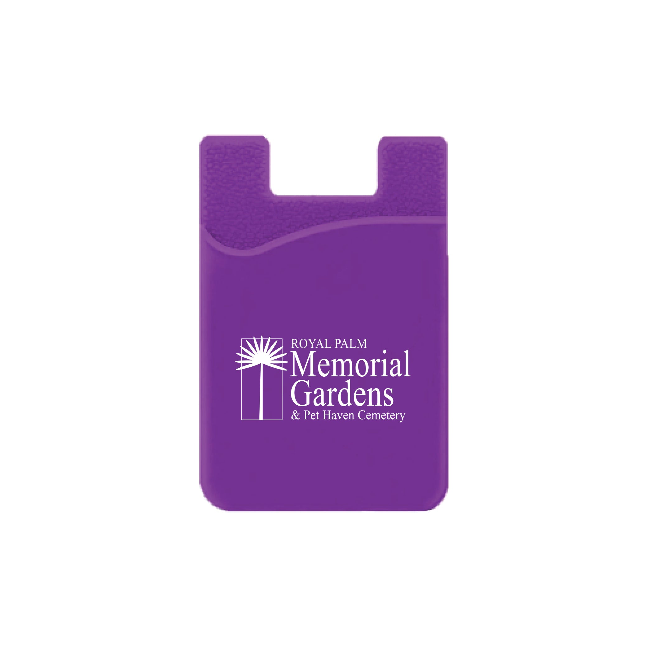 Silicone Wallet Case Purple