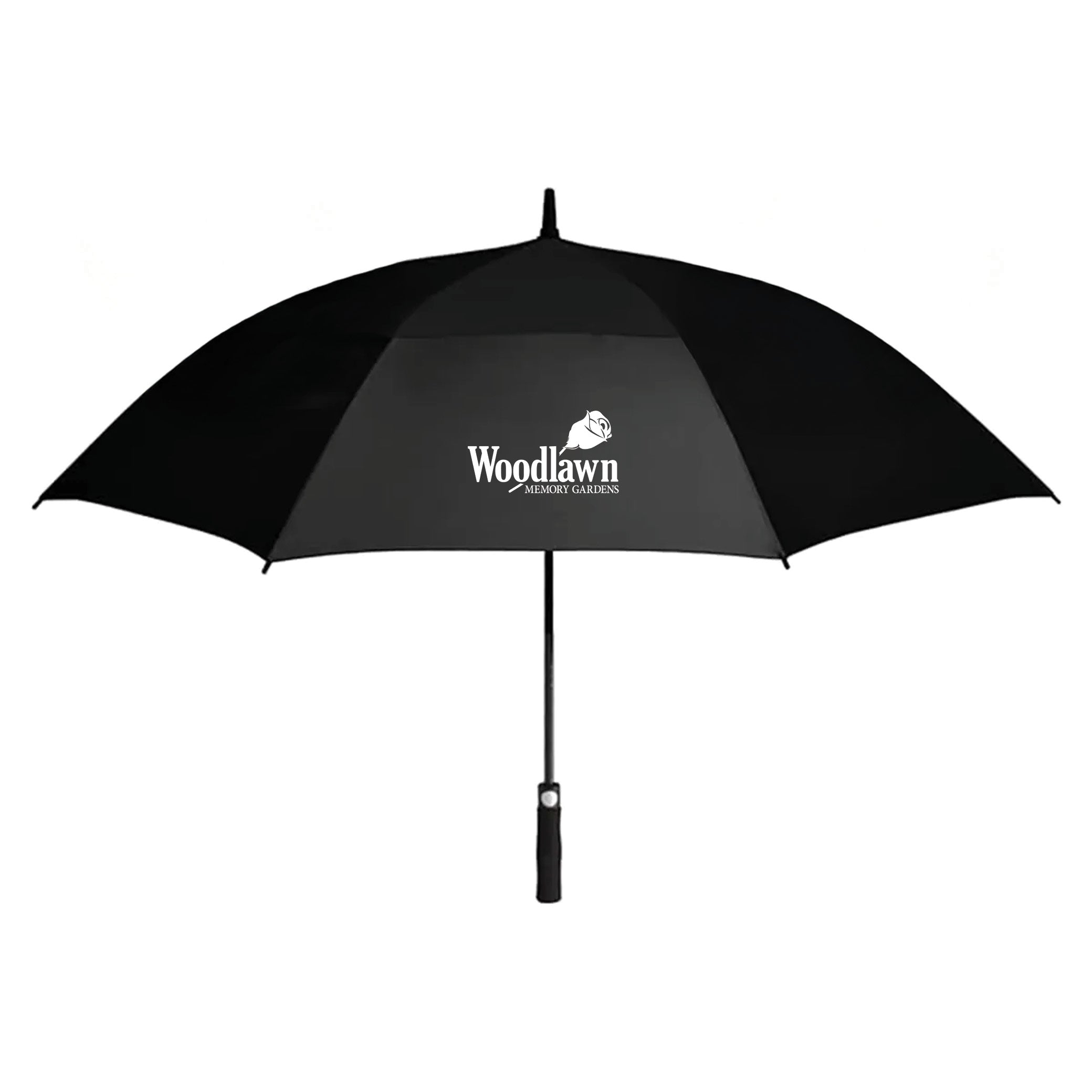 The 59" Arc Double Canopy UV Protection Golf Umbrella Black