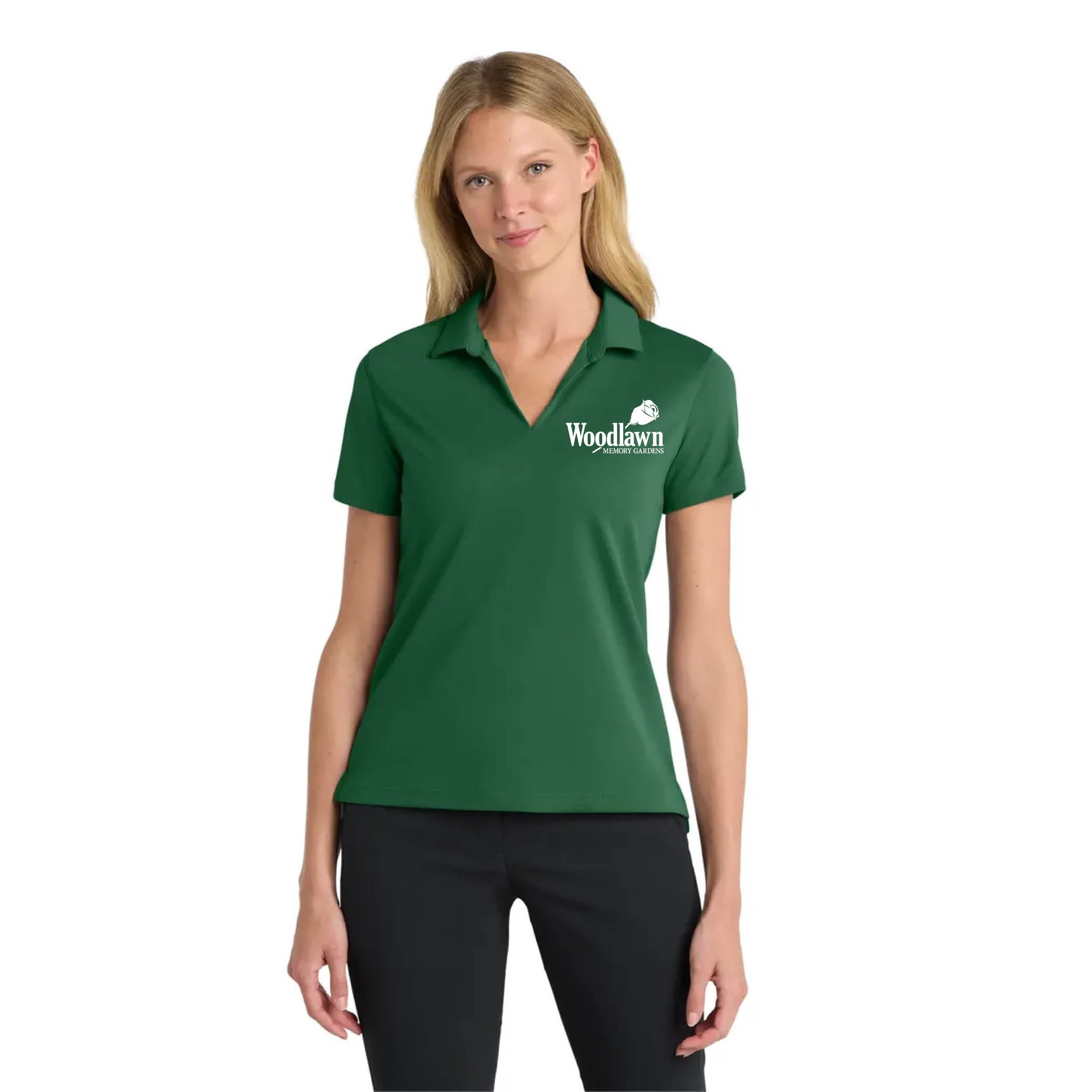 Nike Women's Dri-FIT Micro Pique 2.0 Polo Gorge Green