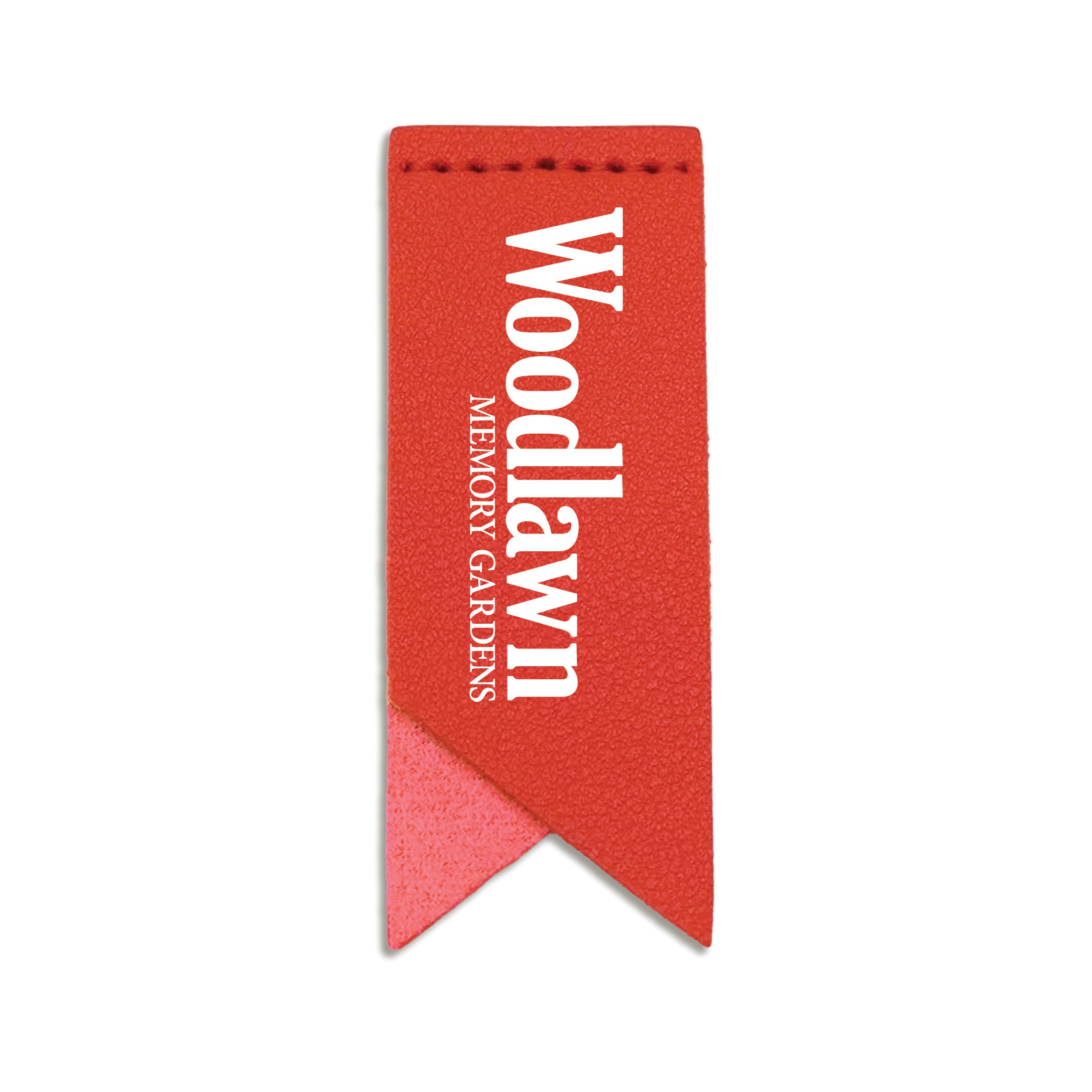 Handmade Leather Bookmark Corner Marker Clip Read Sign Red