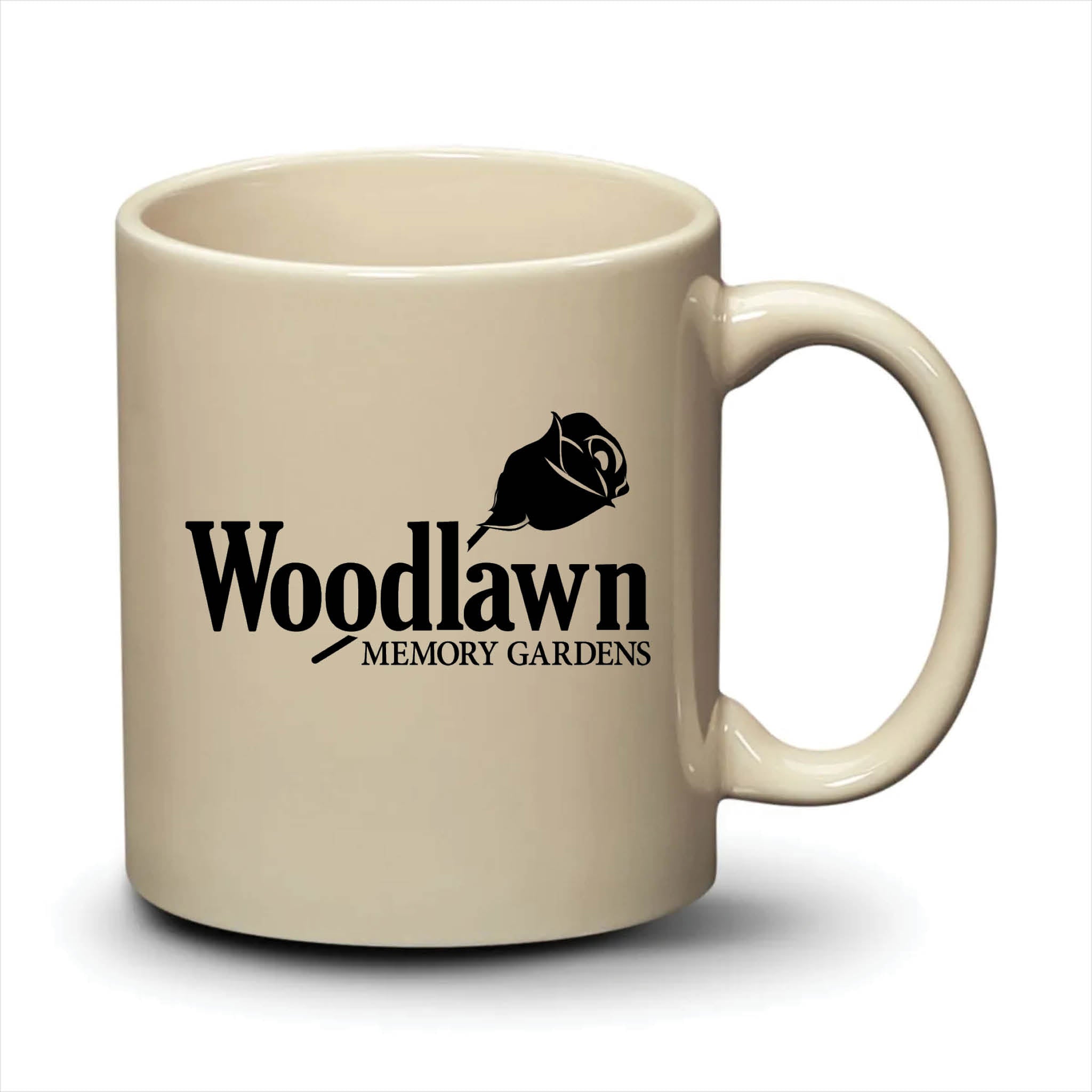 Malibu Mug Almond Black Logo