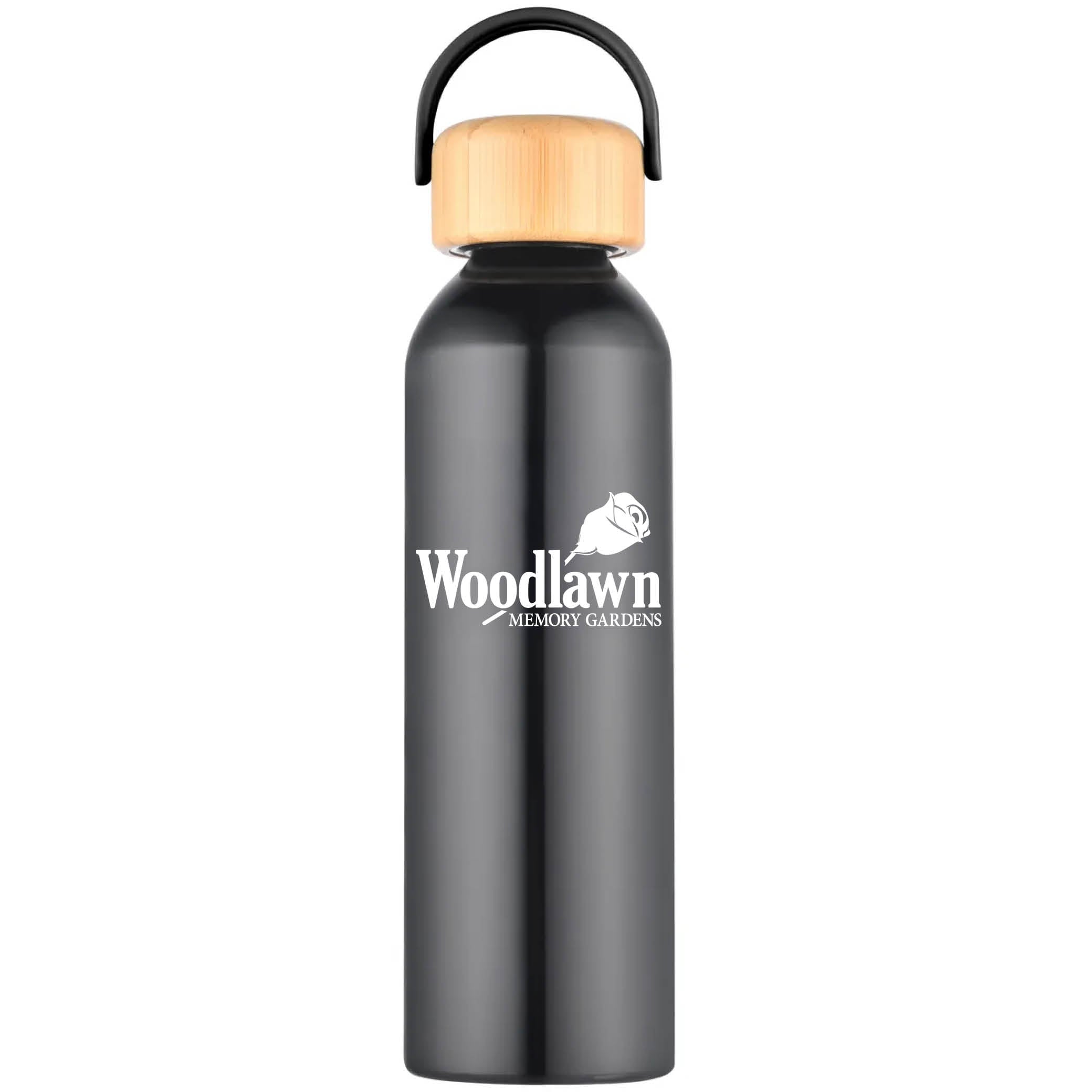 Geyser-VI 24 Oz. Eco Friendly Sports Water Bottle Black