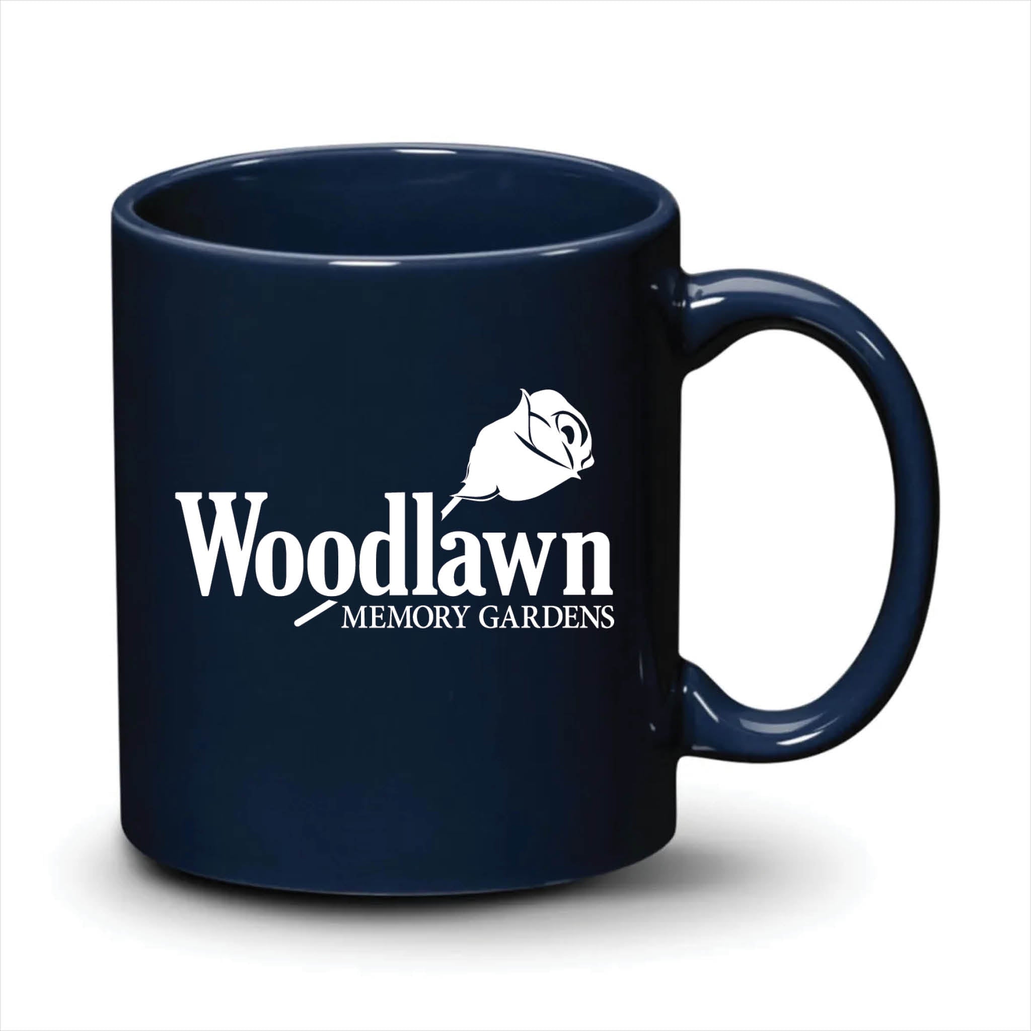 Malibu Mug Navy Blue White Logo