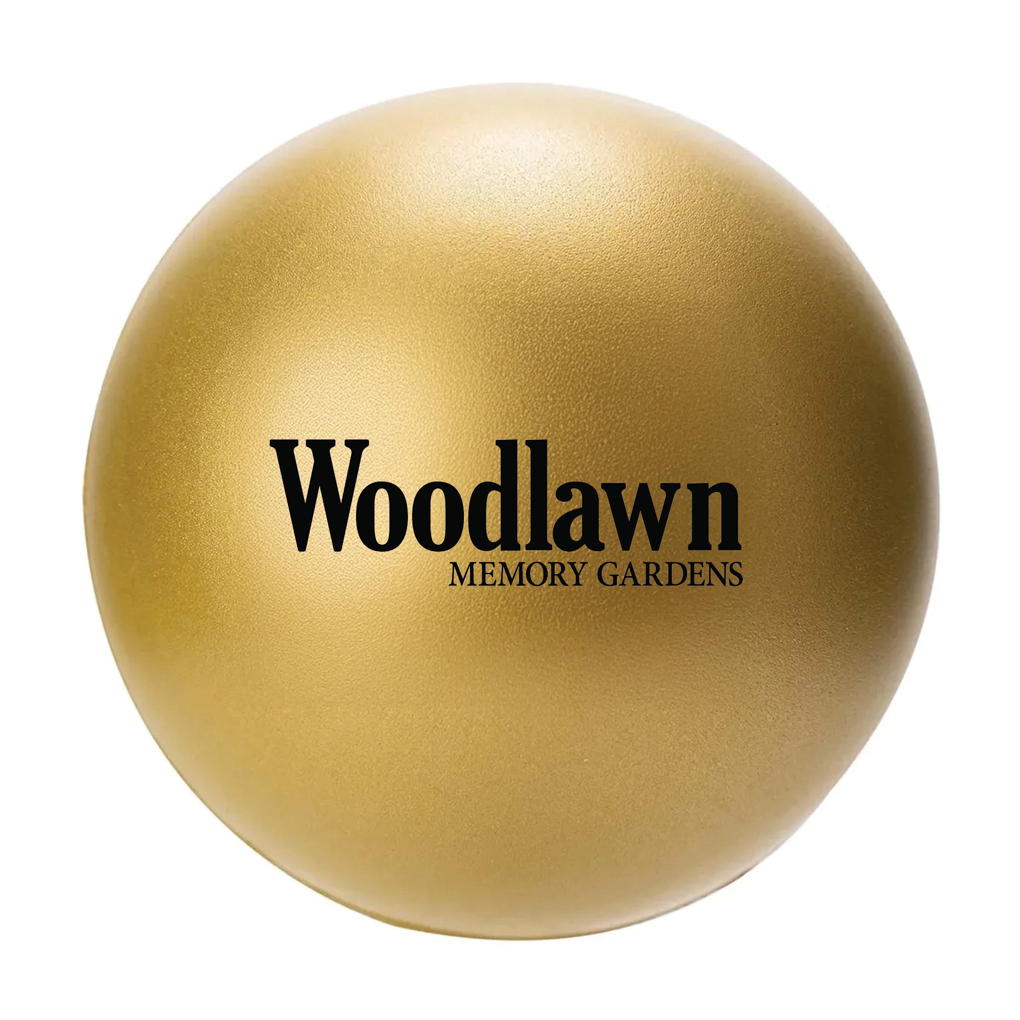 Round Stress Ball Gold