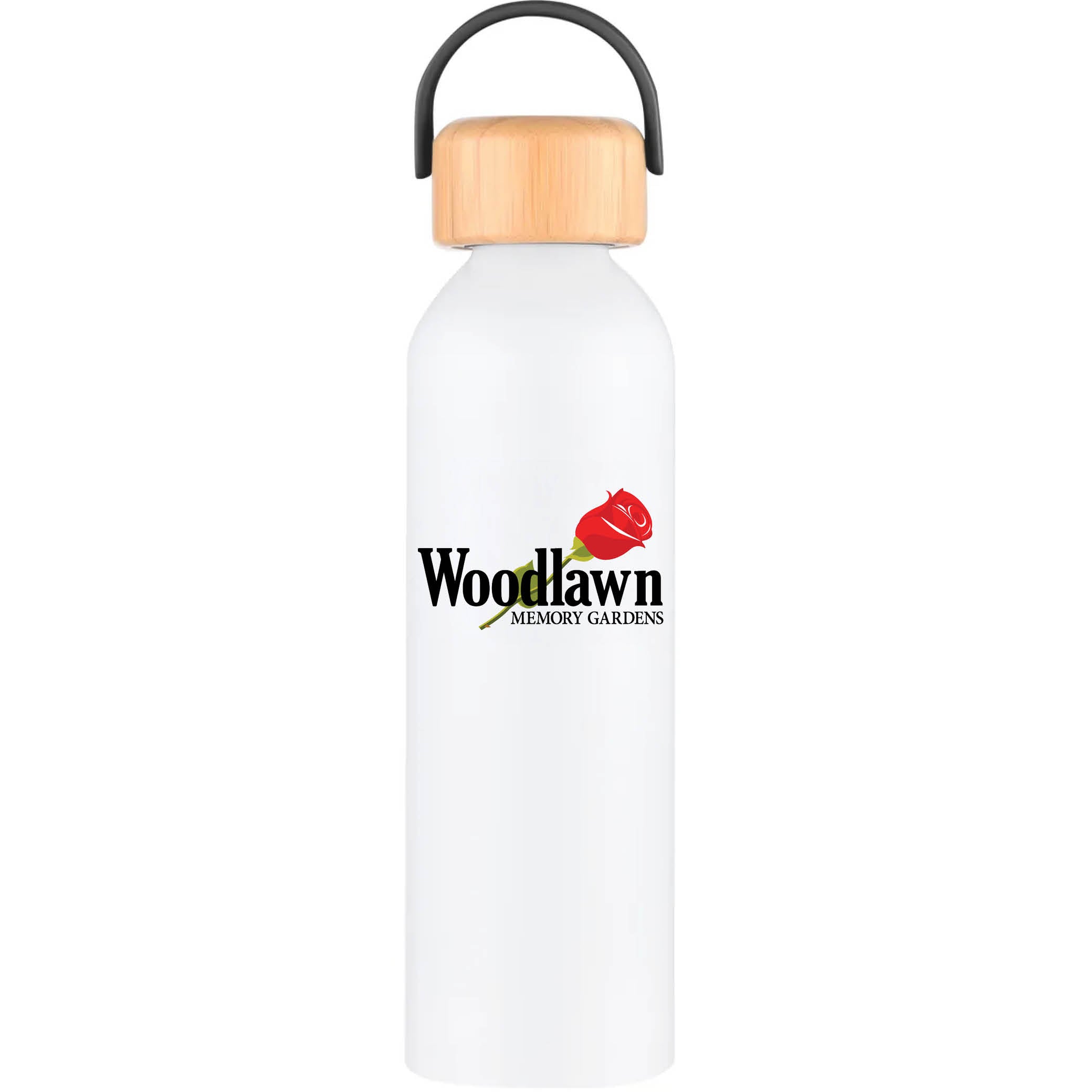 Geyser-VI 24 Oz. Eco Friendly Sports Water Bottle White