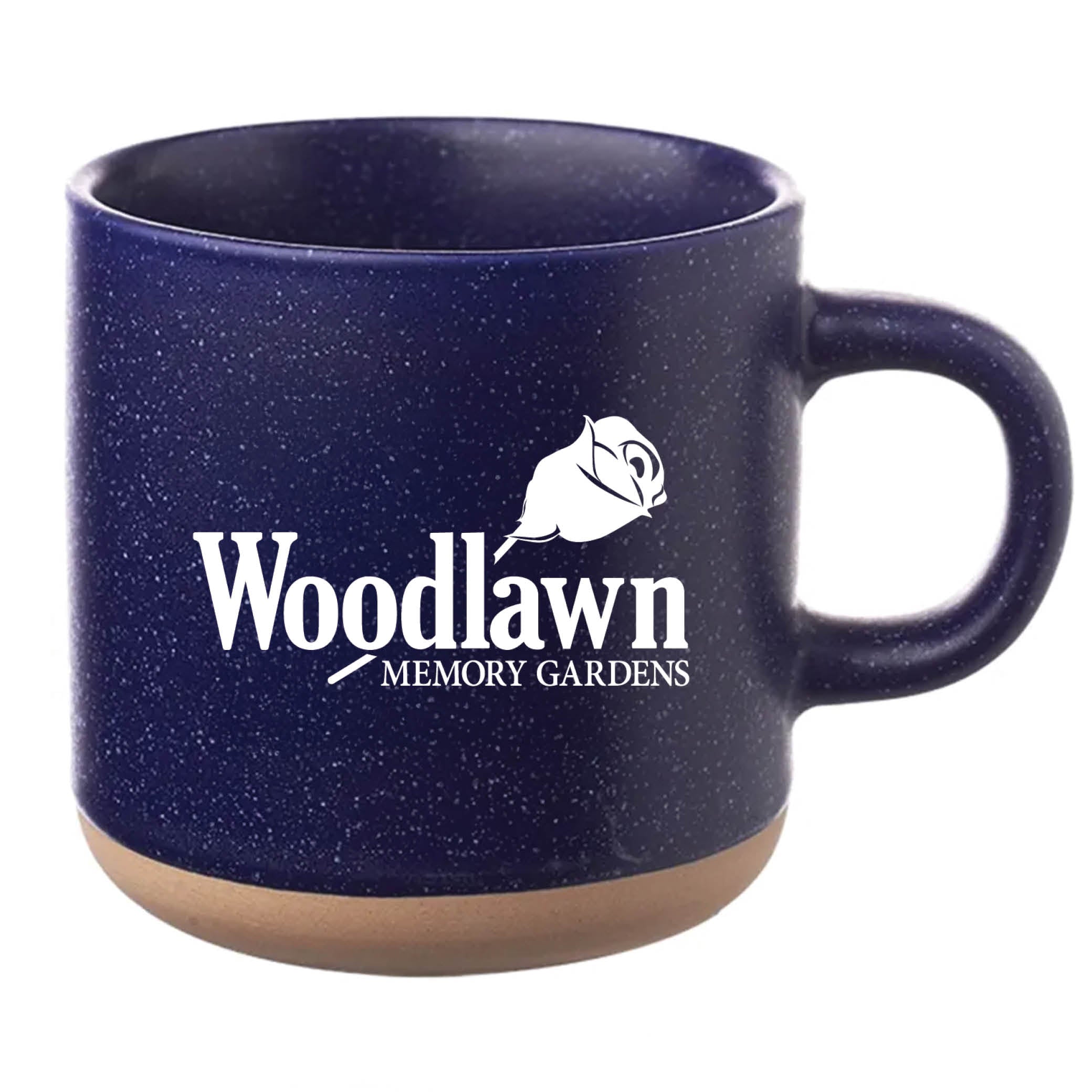 Cosmic Speckled Clay Coffee Mug 11 oz Blue