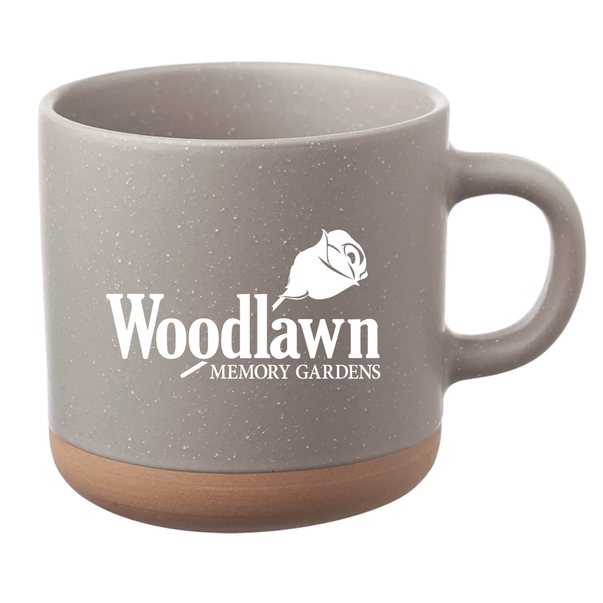 Cosmic Speckled Clay Coffee Mug 11 oz Gray