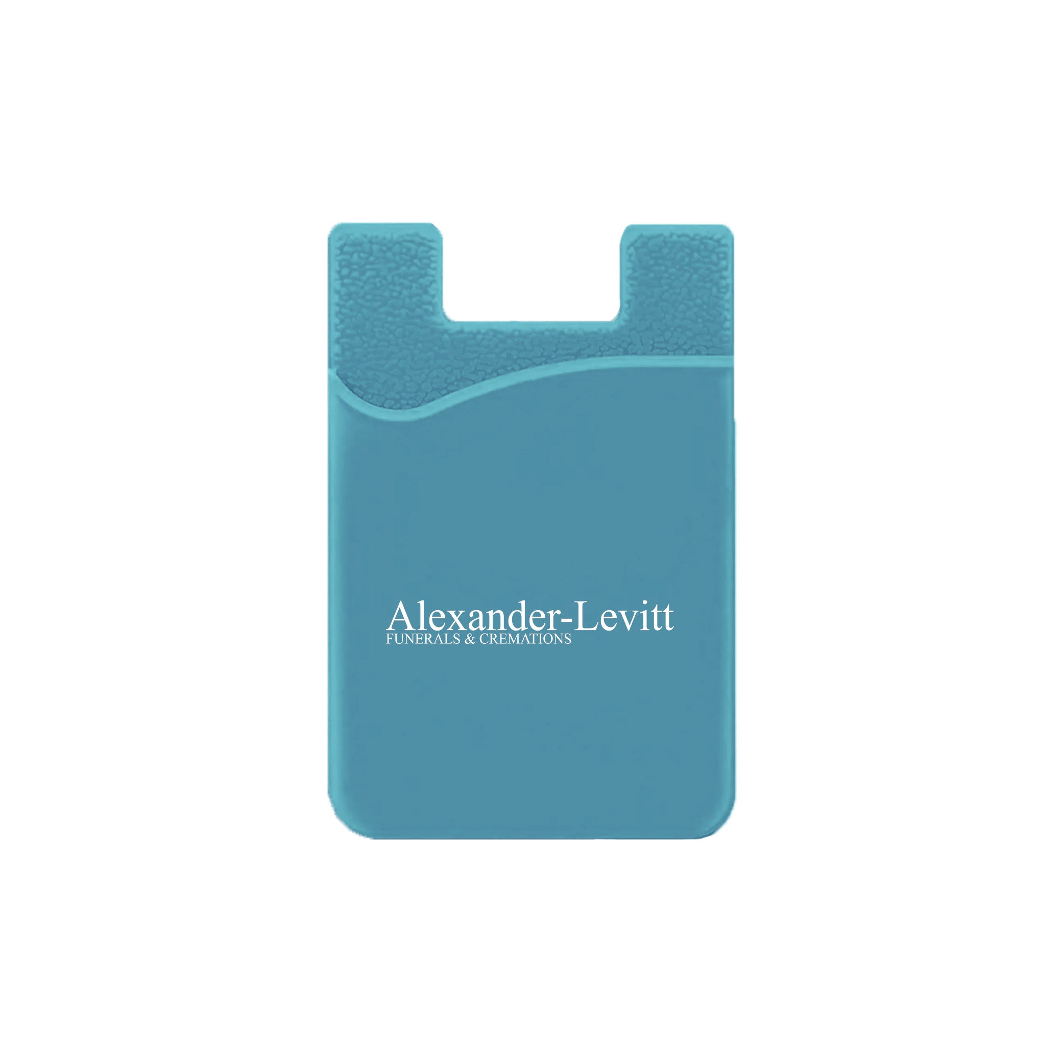 Silicone Wallet Case MOQ 50 PCS Light Blue
