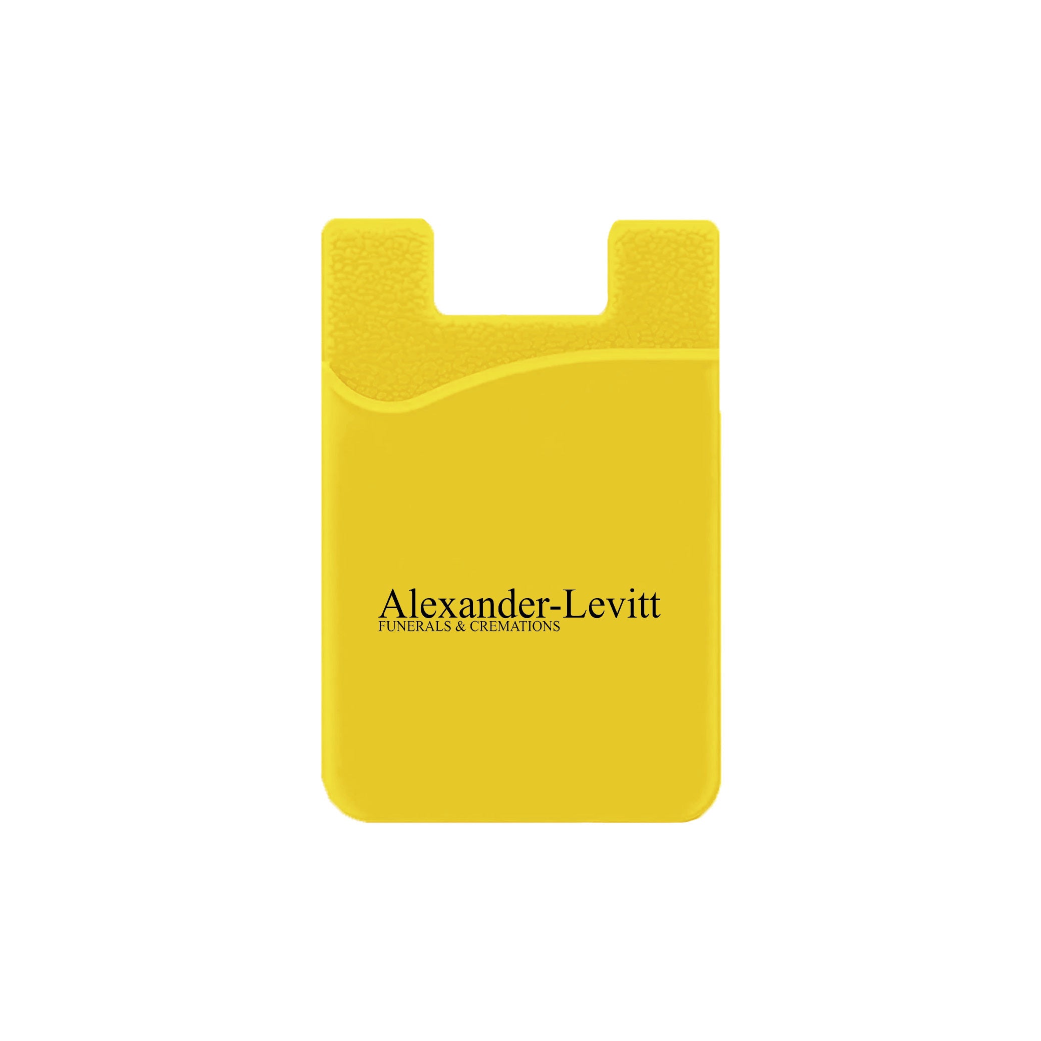 Silicone Wallet Case MOQ 50 PCS Yellow