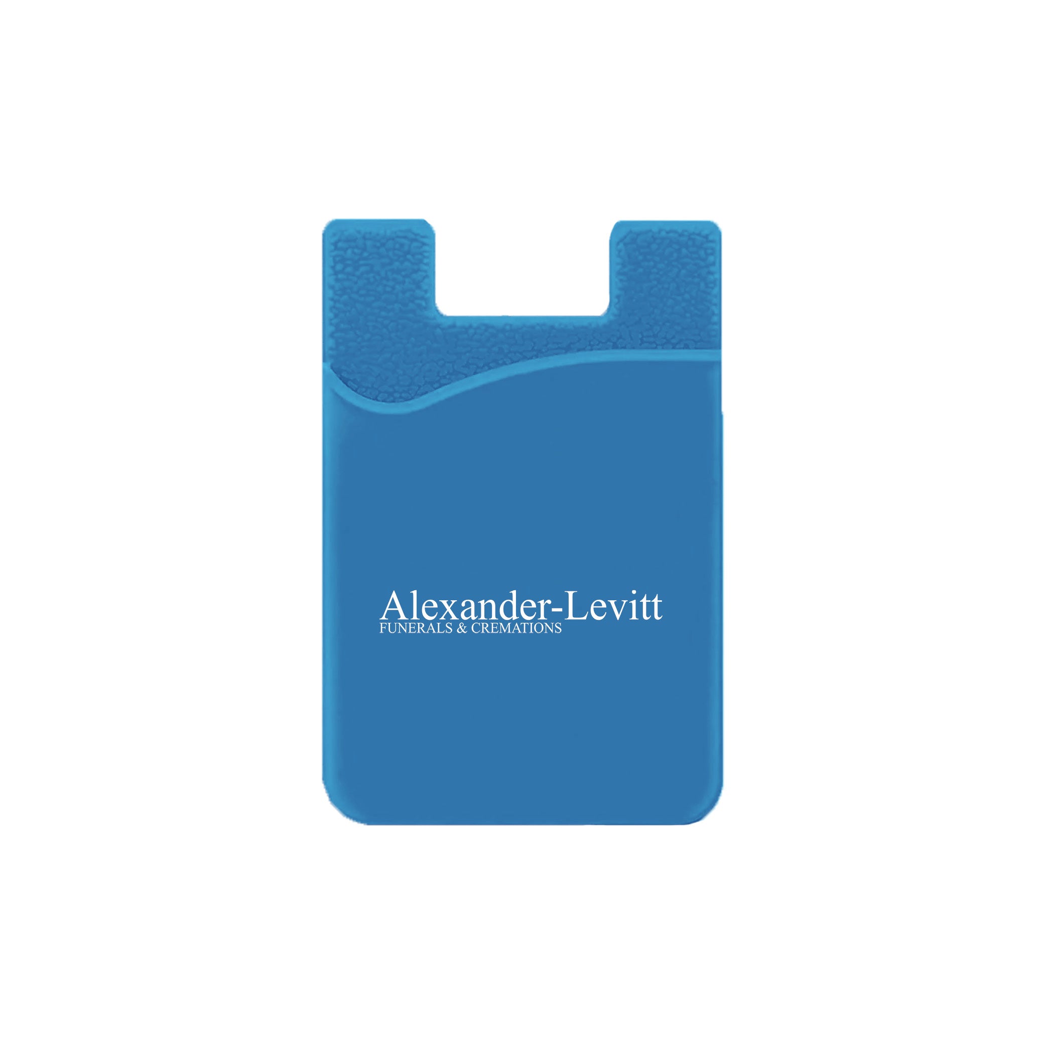 Silicone Wallet Case MOQ 50 PCS Blue