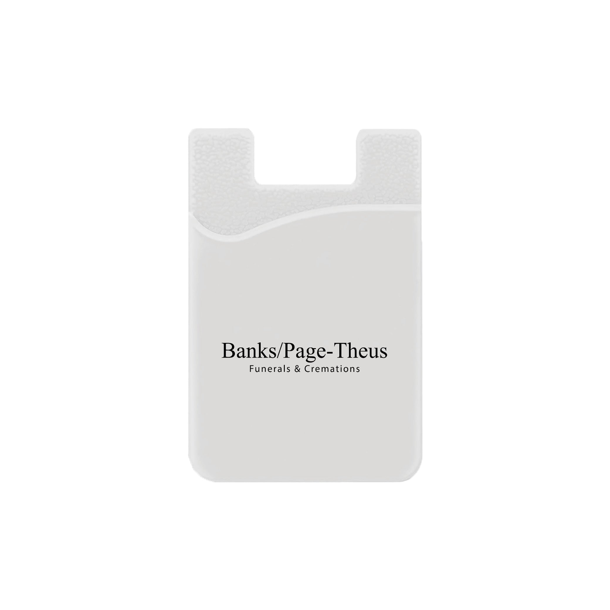 Silicone Wallet Case MOQ 50 PCS White