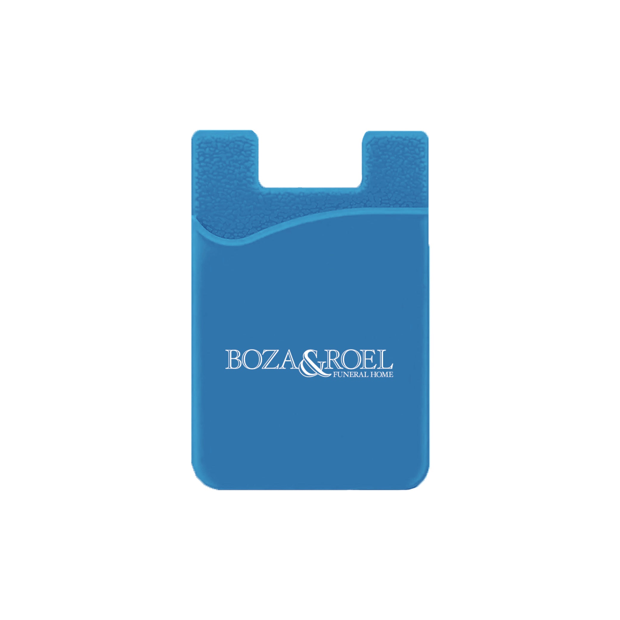Silicone Wallet Case MOQ 50 PCS Blue