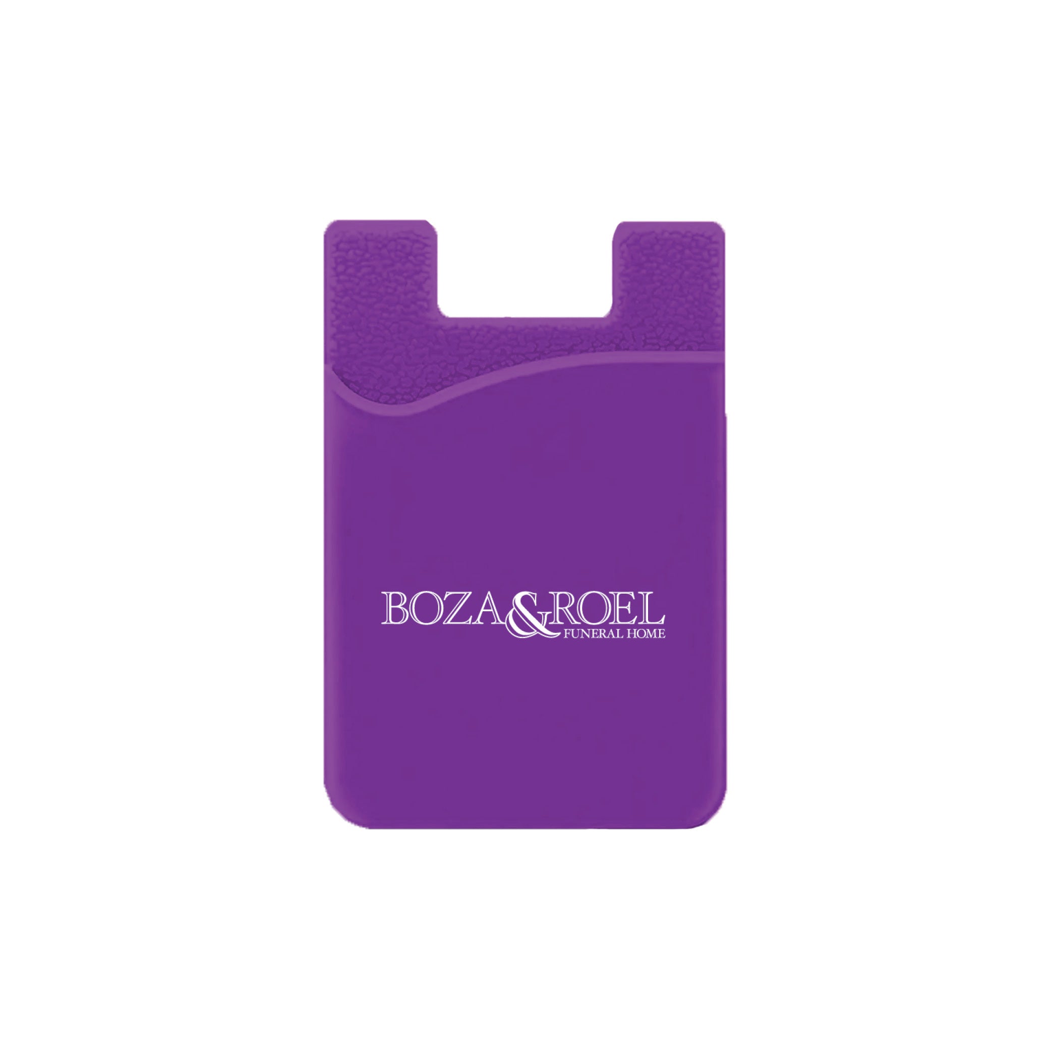Silicone Wallet Case MOQ 50 PCS Purple