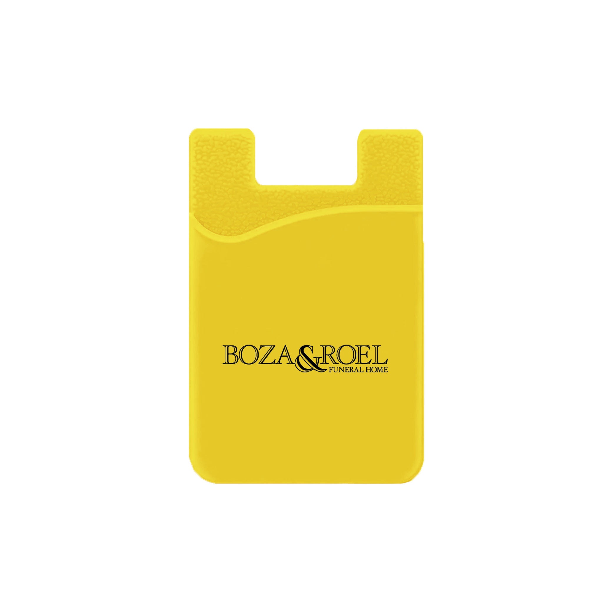 Silicone Wallet Case MOQ 50 PCS Yellow