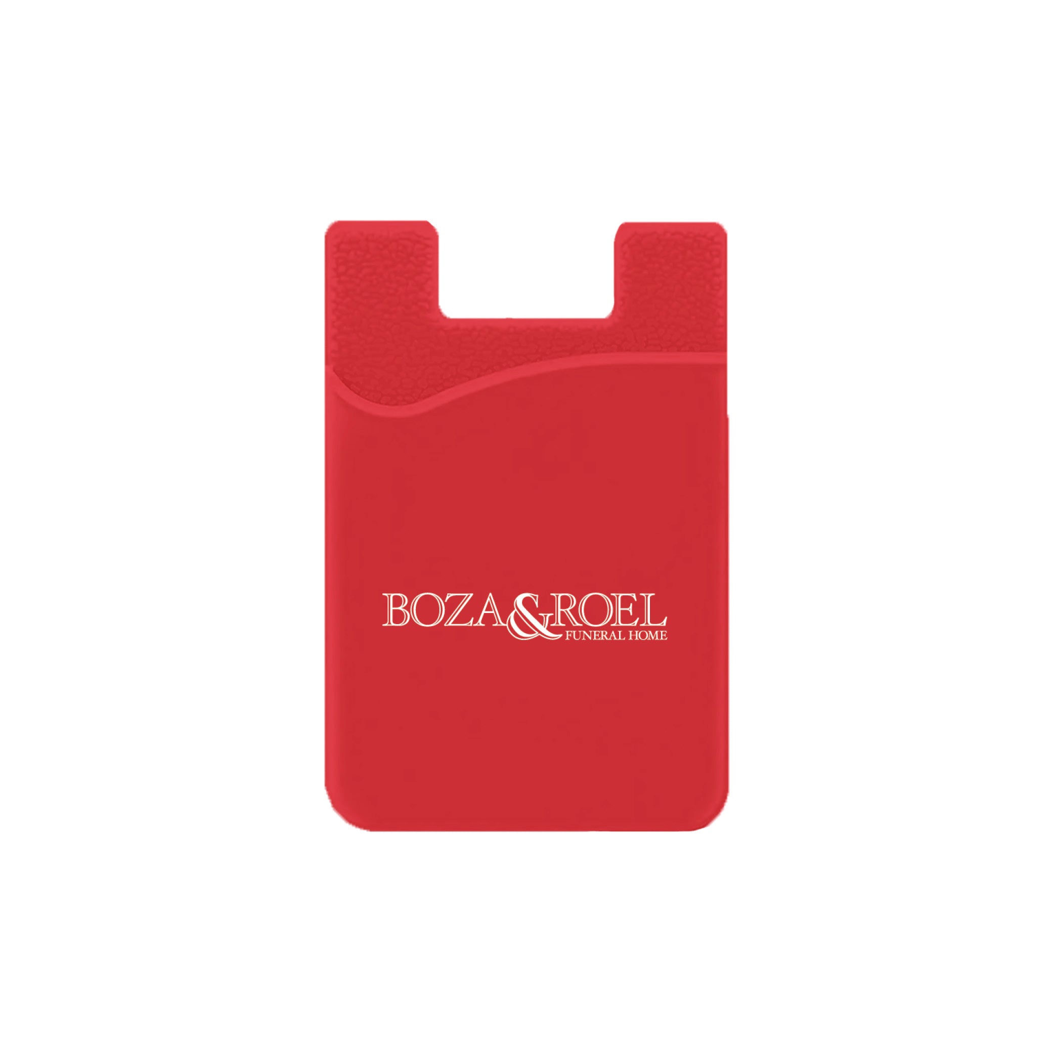 Silicone Wallet Case MOQ 50 PCS Red