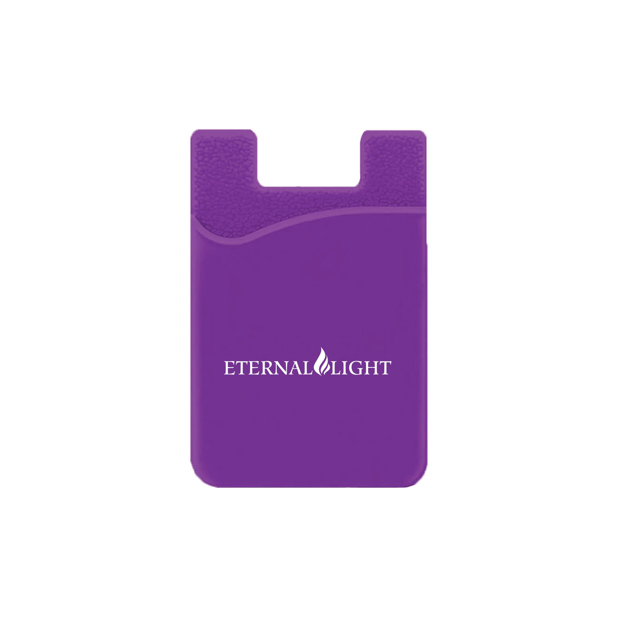 Silicone Wallet Case MOQ 50 PCS Purple