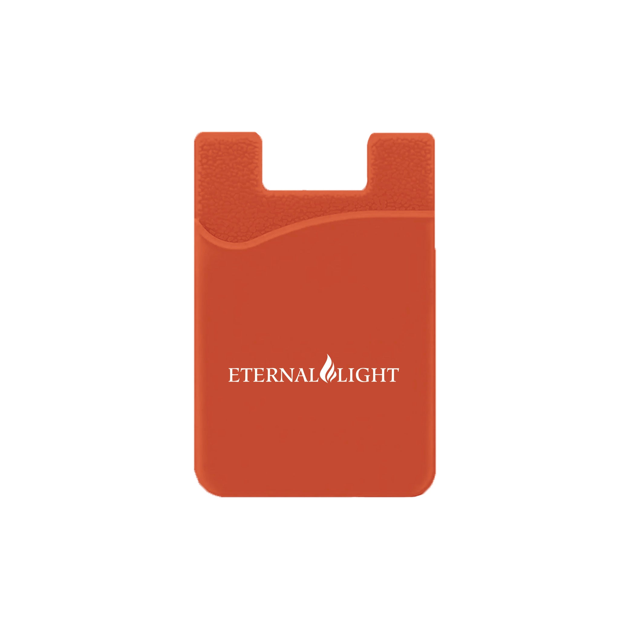 Silicone Wallet Case MOQ 50 PCS Orange
