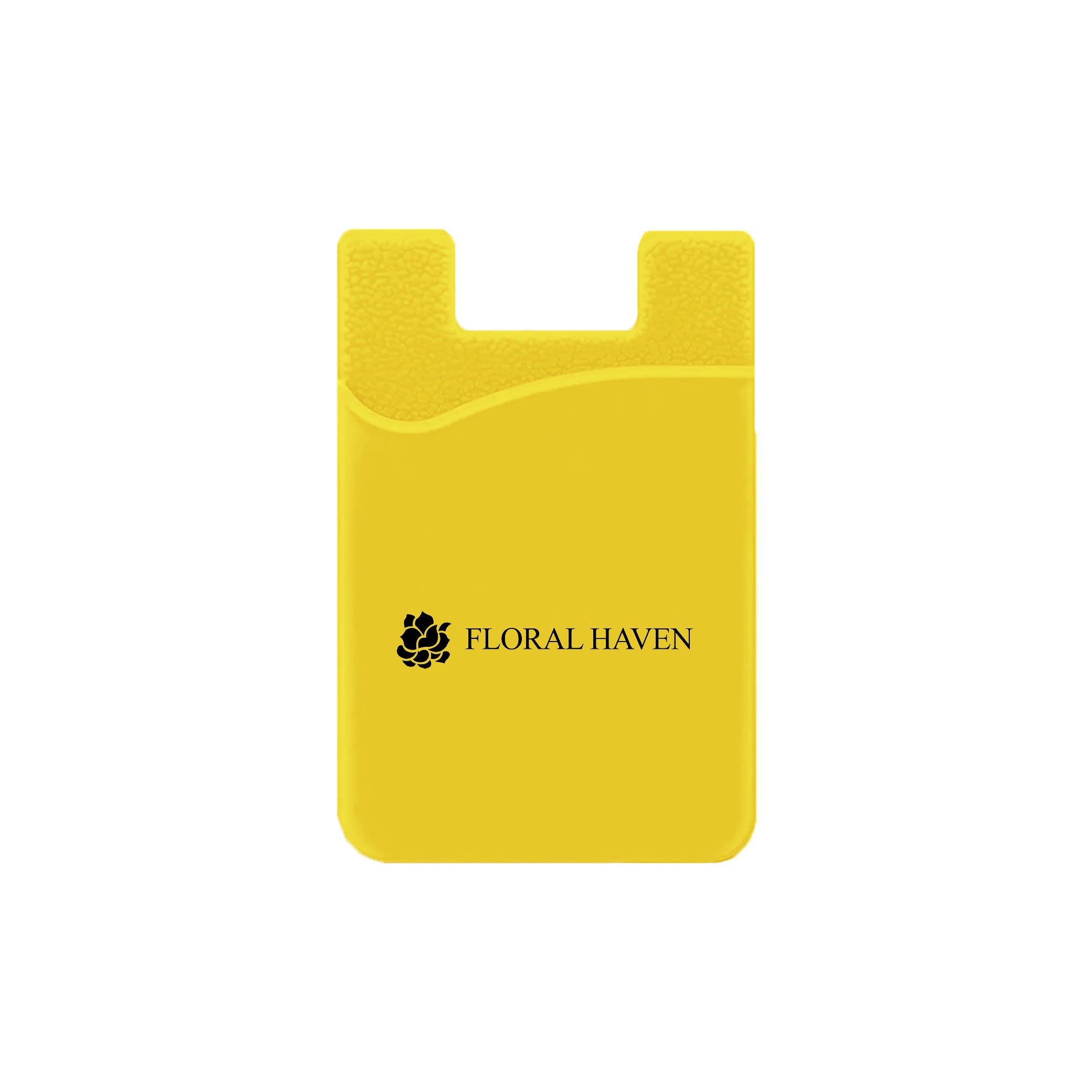 Silicone Wallet Case MOQ 50 PCS Yellow