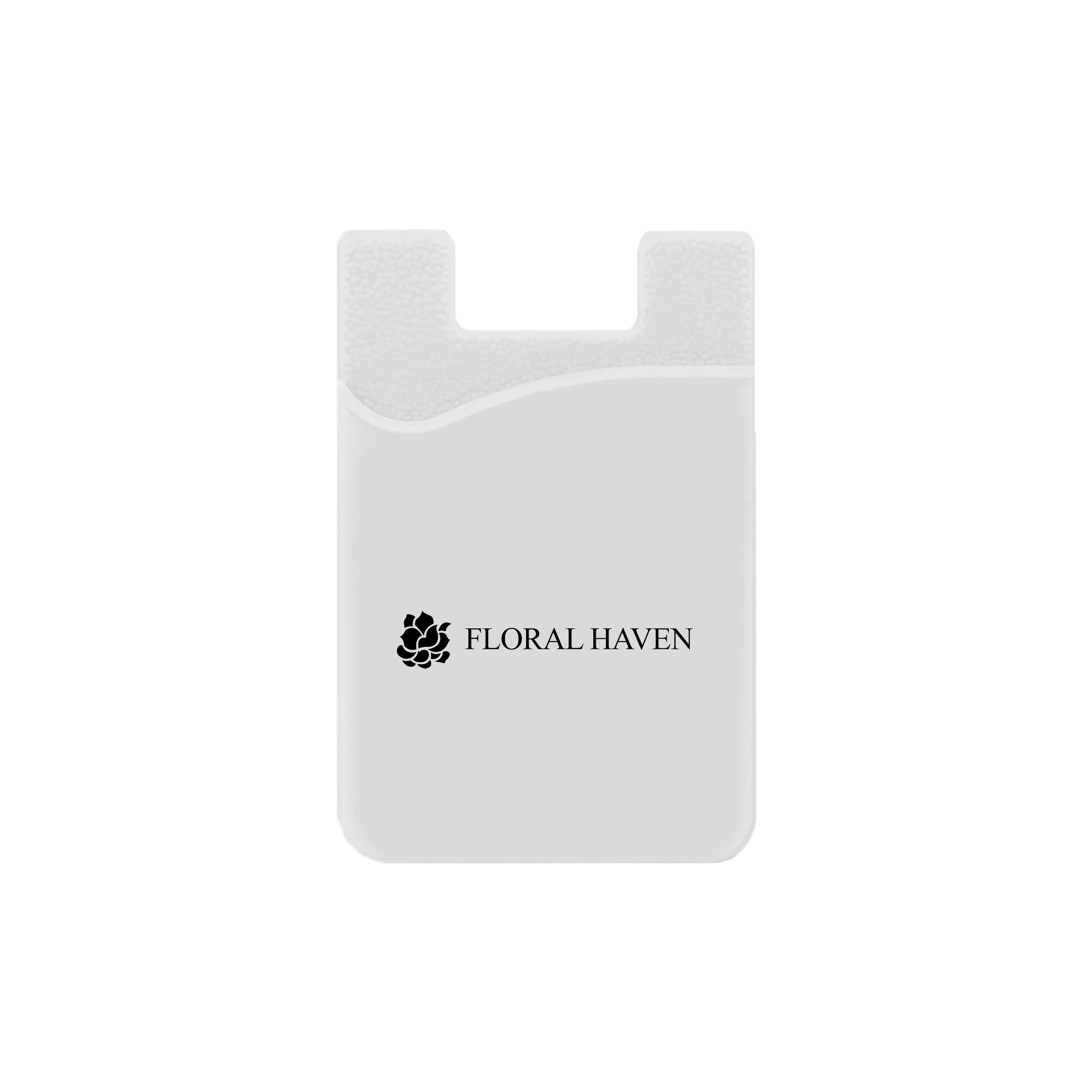 Silicone Wallet Case MOQ 50 PCS White
