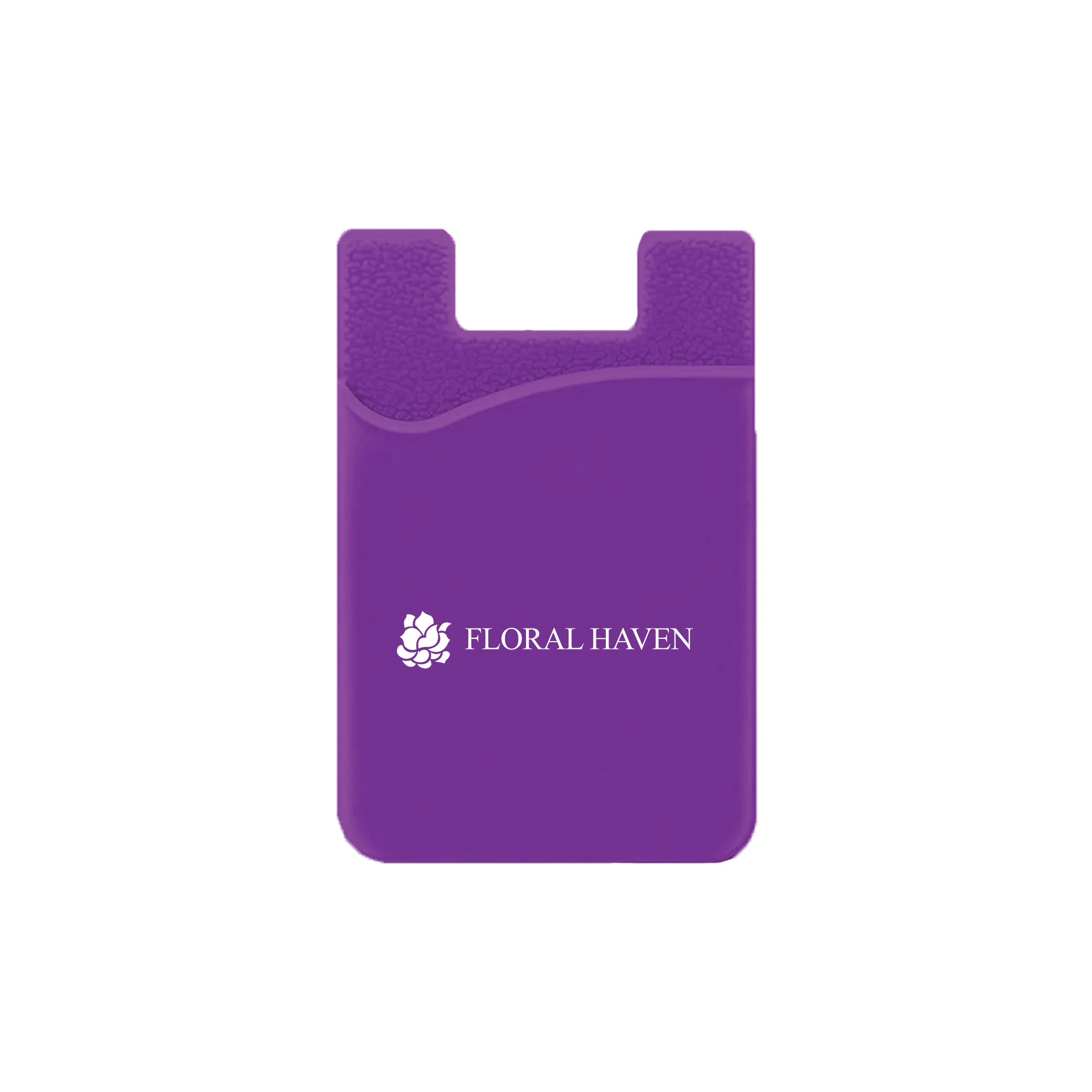 Silicone Wallet Case MOQ 50 PCS Purple