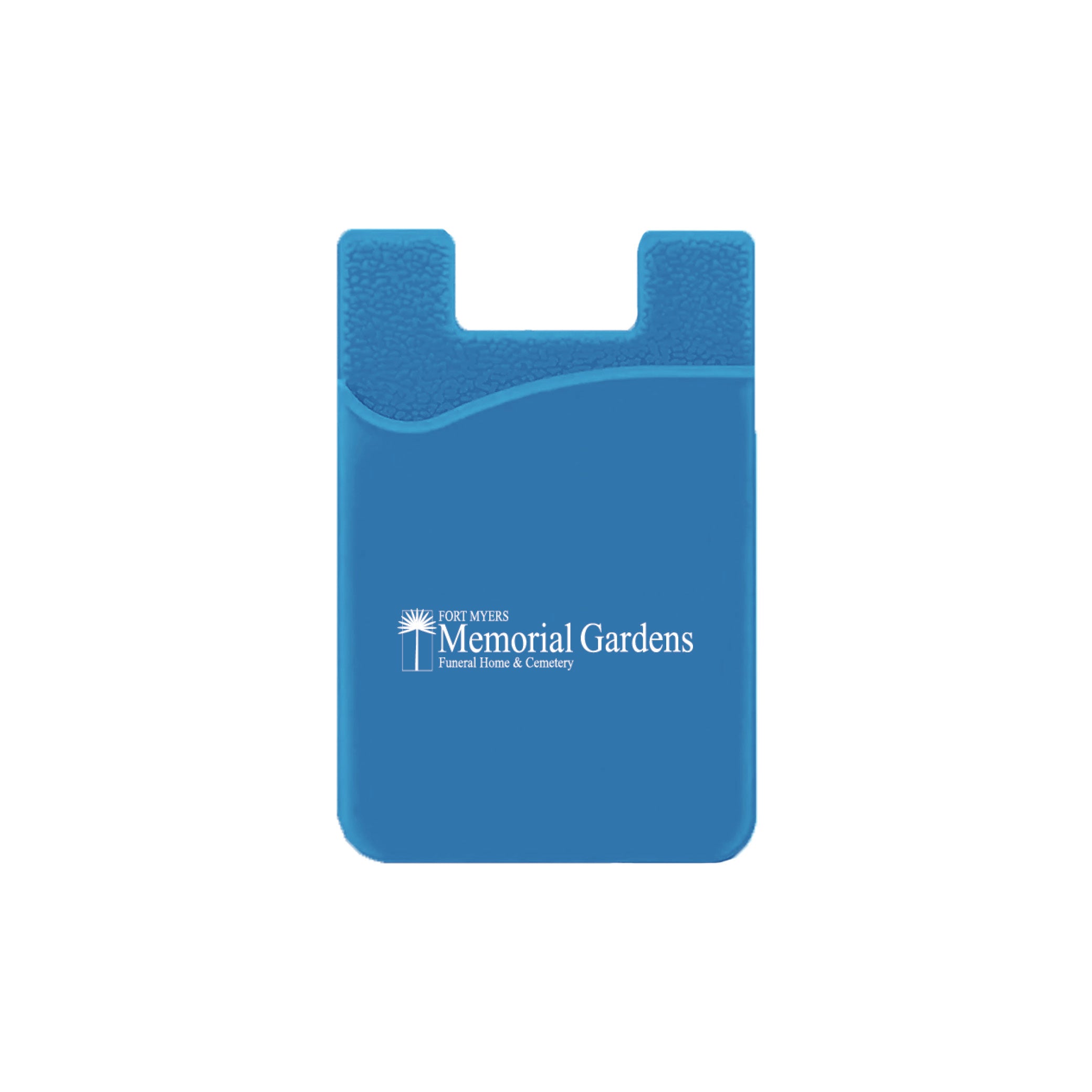 Silicone Wallet Case MOQ 50 PCS Blue