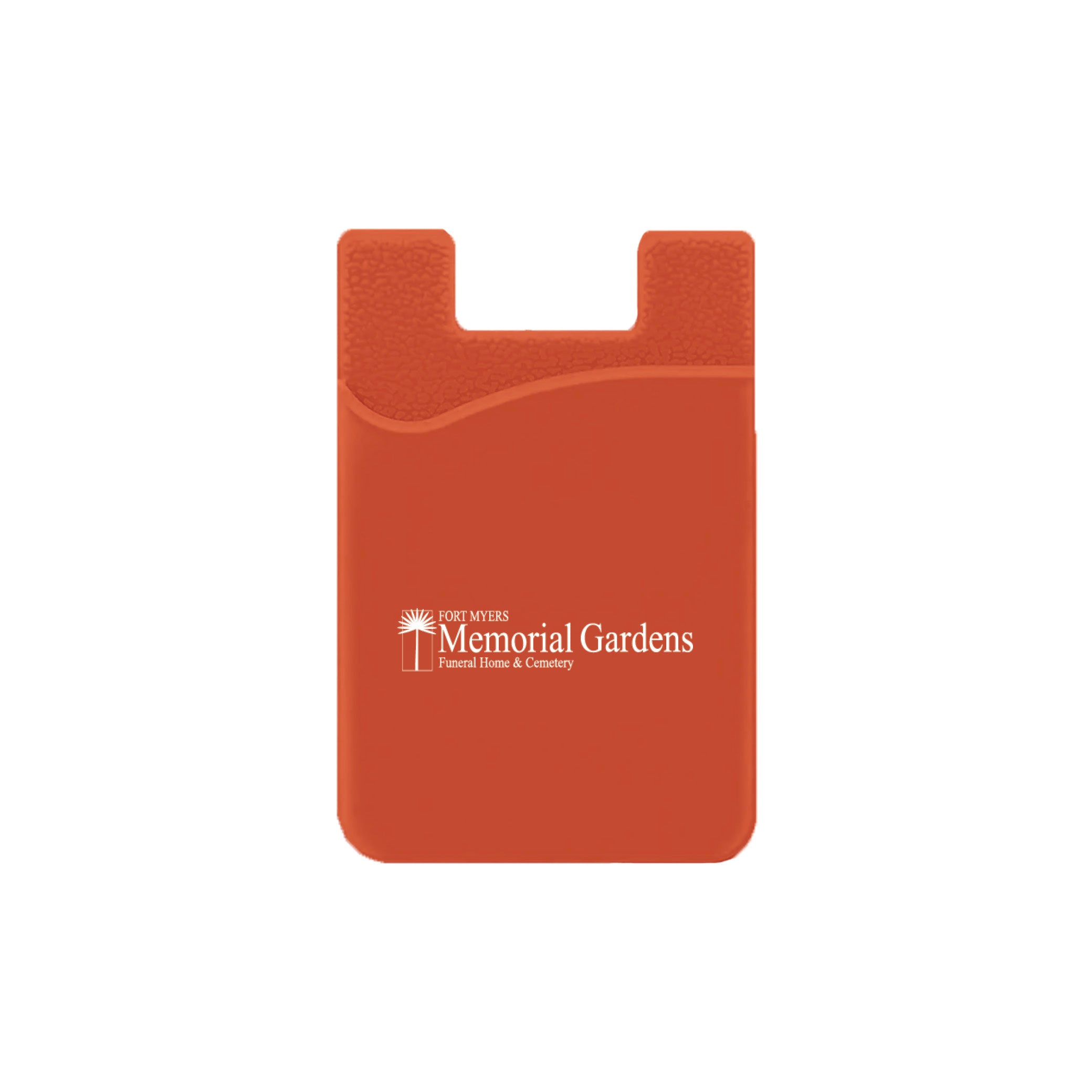 Silicone Wallet Case MOQ 50 PCS Orange