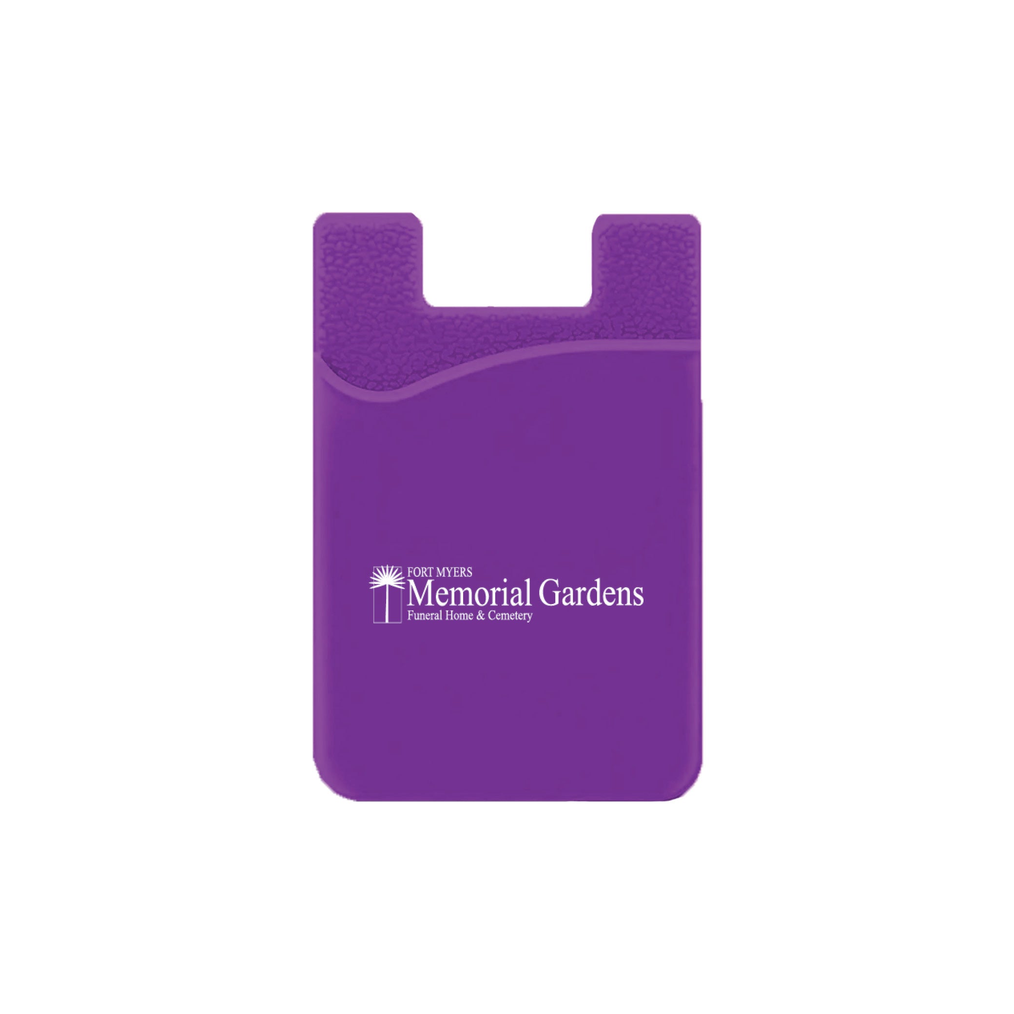Silicone Wallet Case MOQ 50 PCS Purple