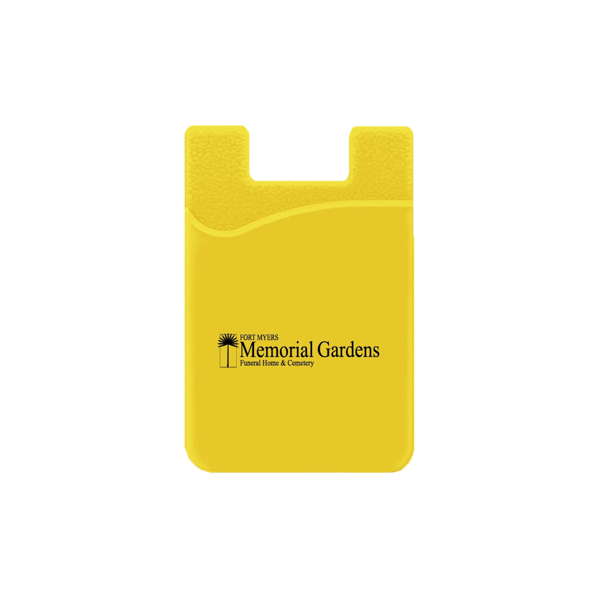Silicone Wallet Case MOQ 50 PCS Yellow