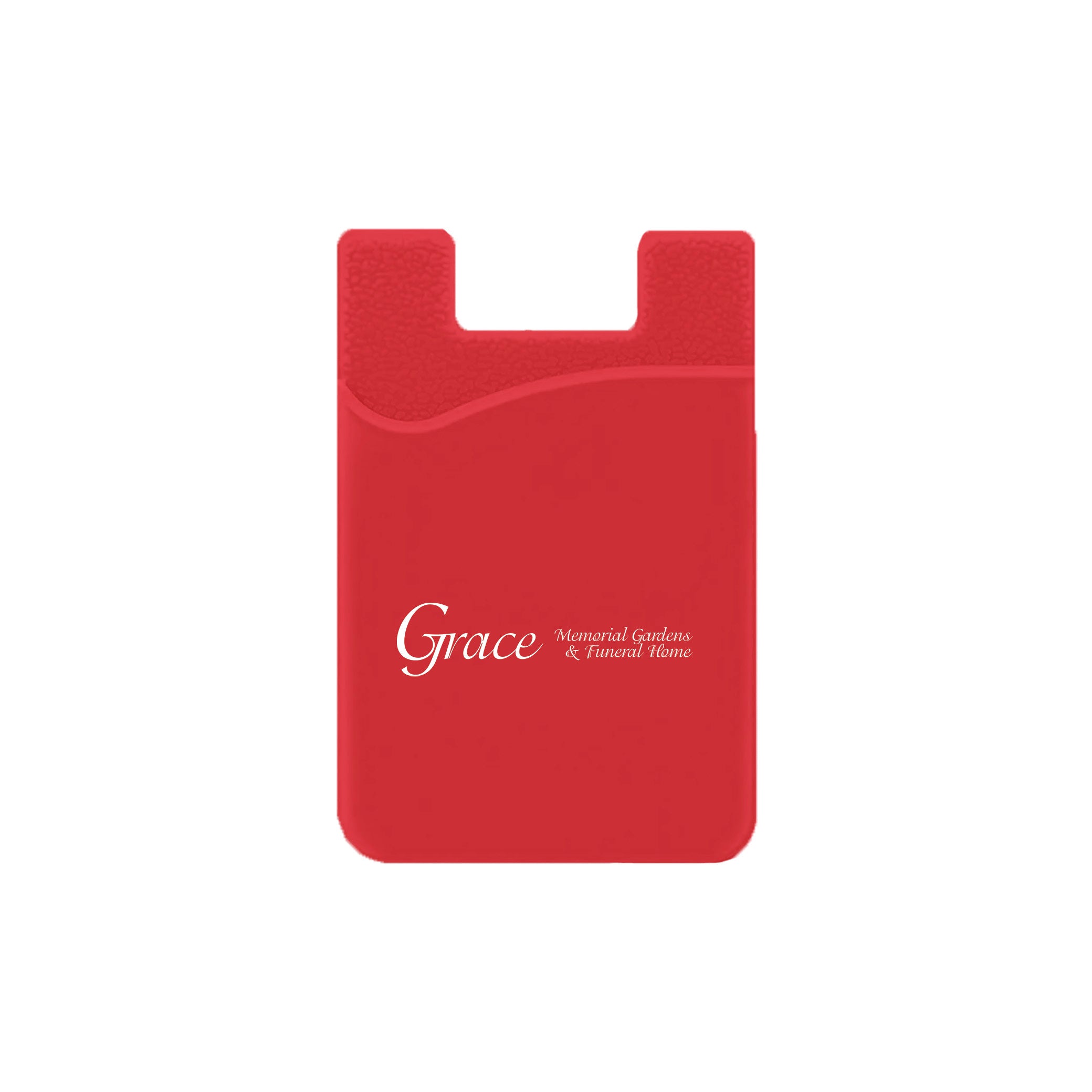 Silicone Wallet Case MOQ 50 PCS Red