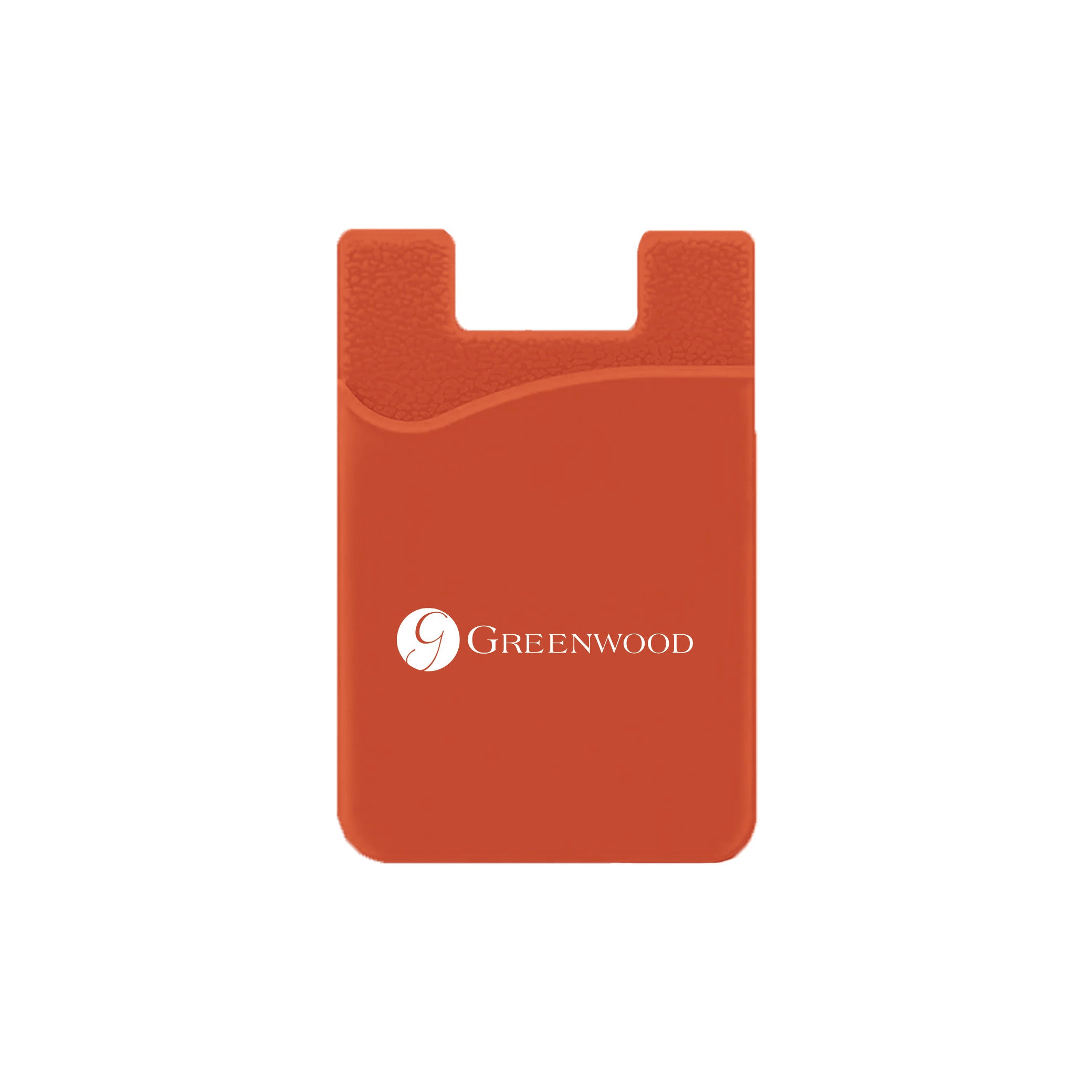 Silicone Wallet Case MOQ 50 PCS Orange