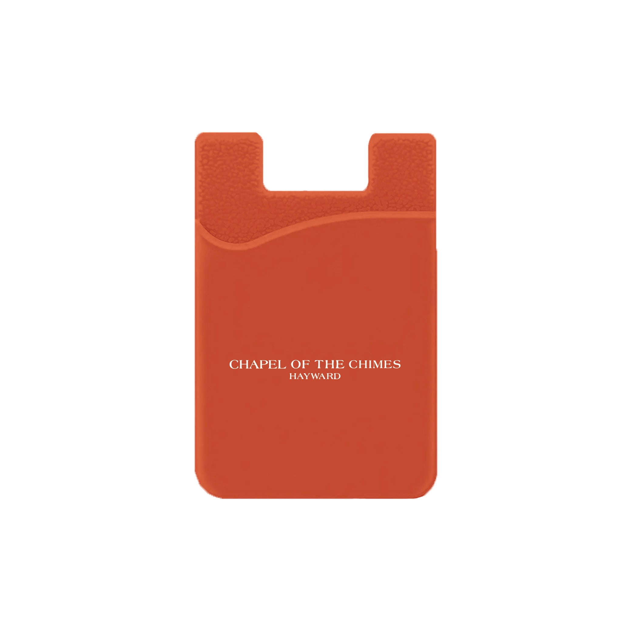 Silicone Wallet Case MOQ 50 PCS Orange