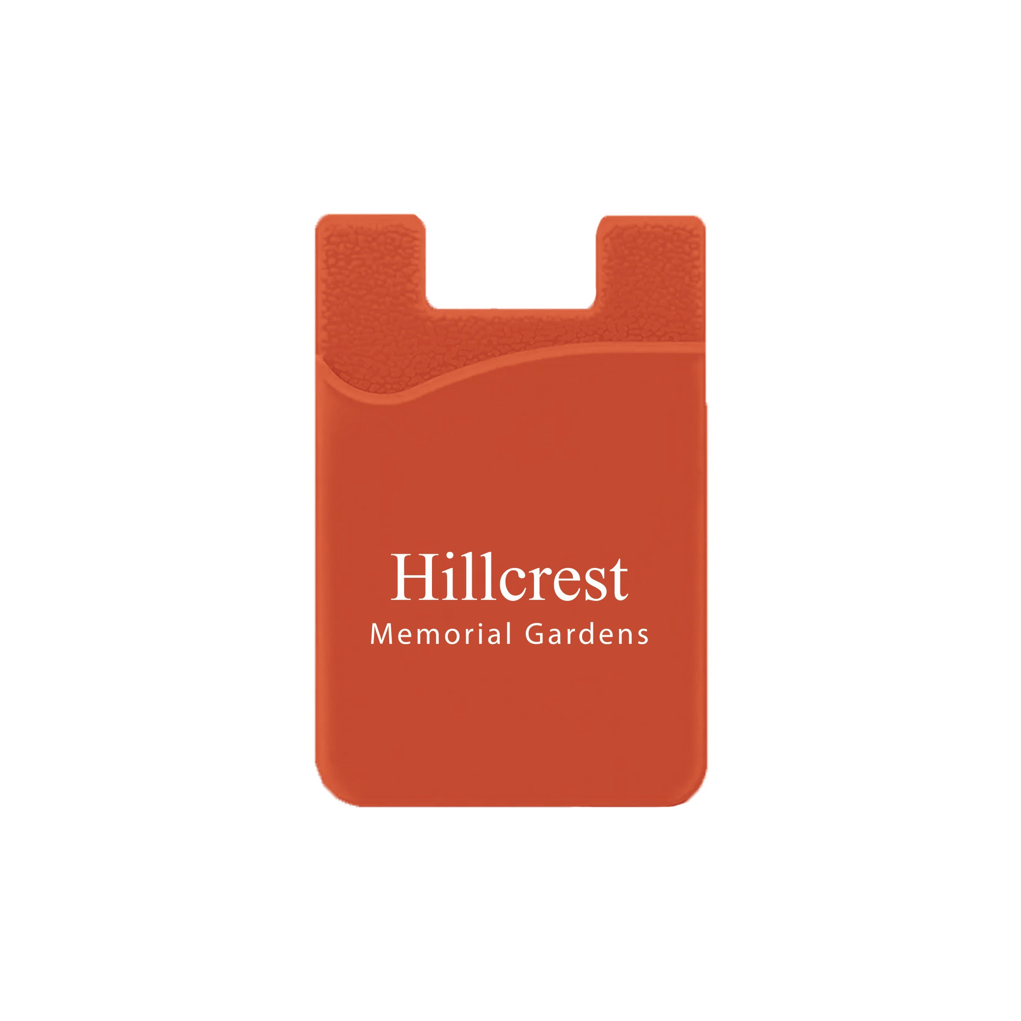 Silicone Wallet Case MOQ 50 PCS Orange