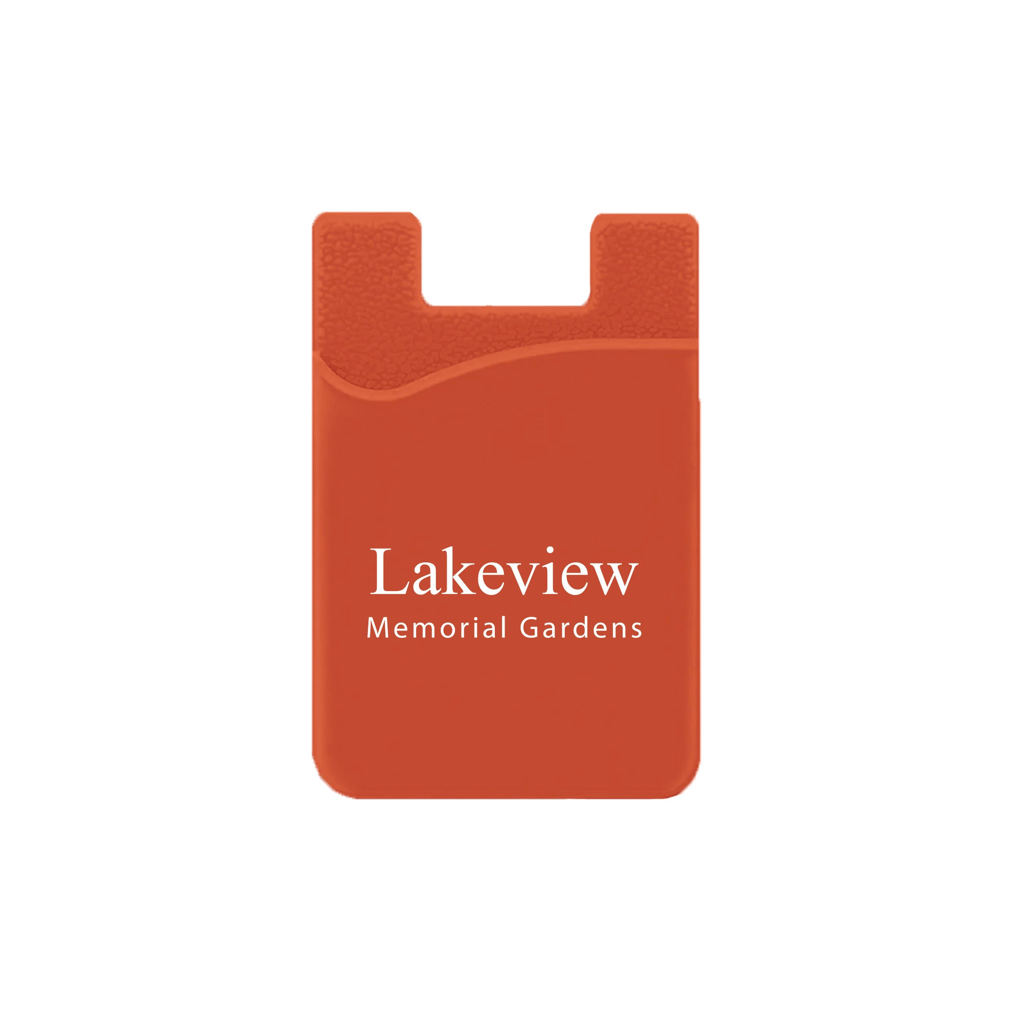 Silicone Wallet Case MOQ 50 PCS Orange