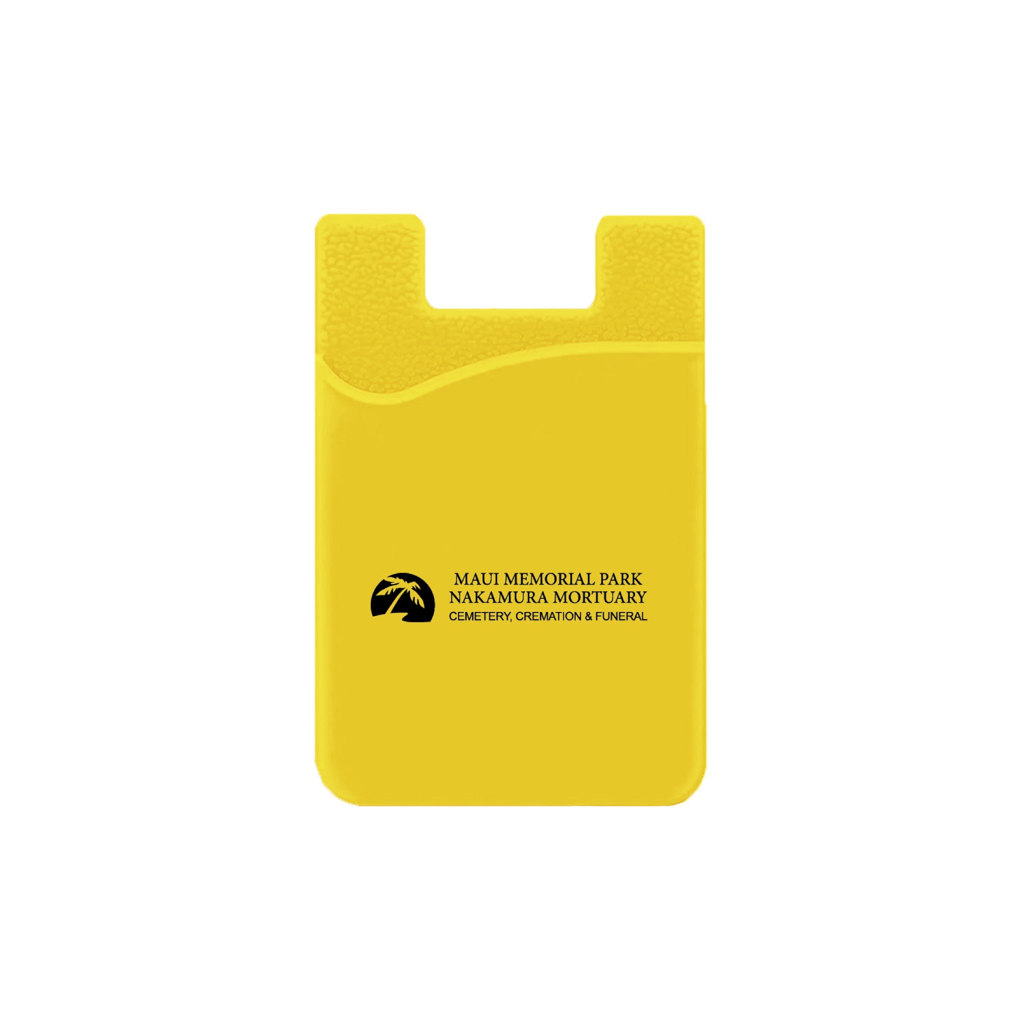 Silicone Wallet Case MOQ 50 PCS Yellow