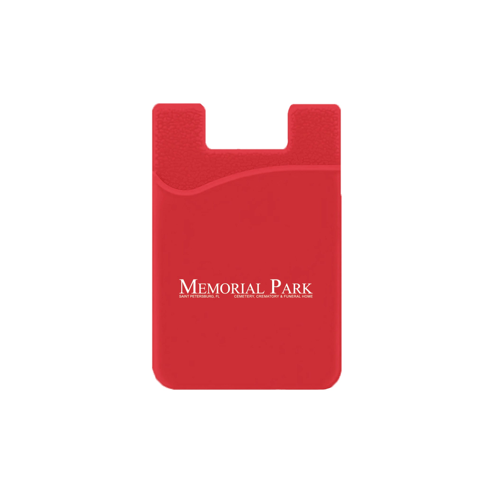 Silicone Wallet Case MOQ 50 PCS Red