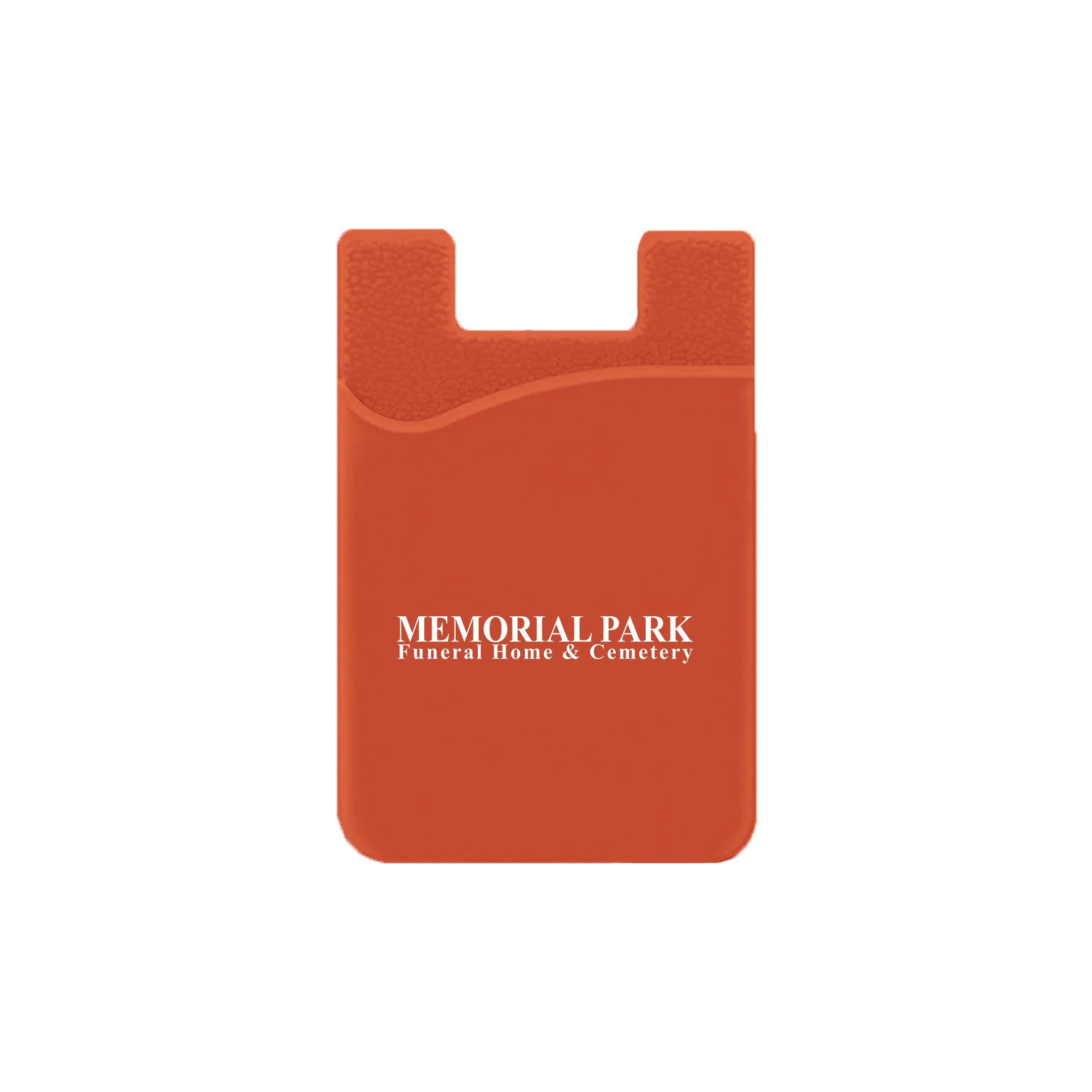 Silicone Wallet Case MOQ 50 PCS Orange