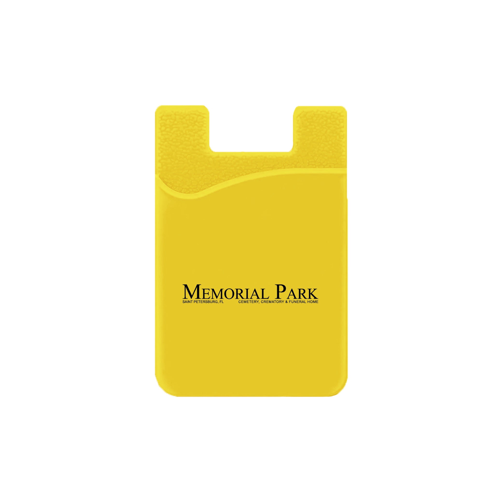 Silicone Wallet Case MOQ 50 PCS Yellow