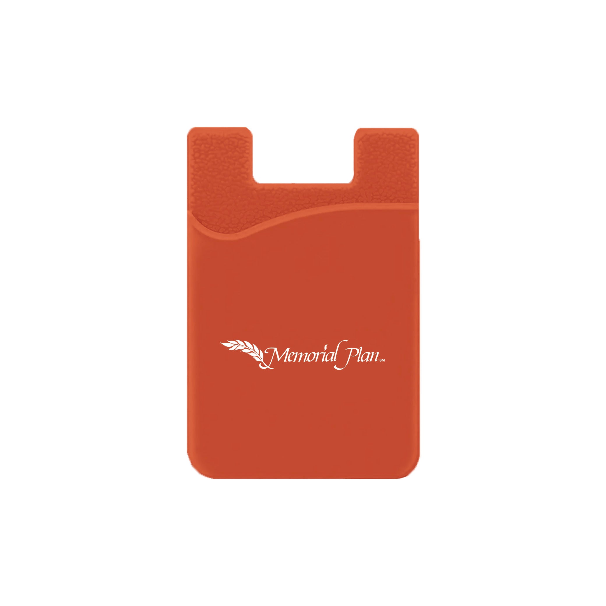 Silicone Wallet Case MOQ 50 PCS Orange