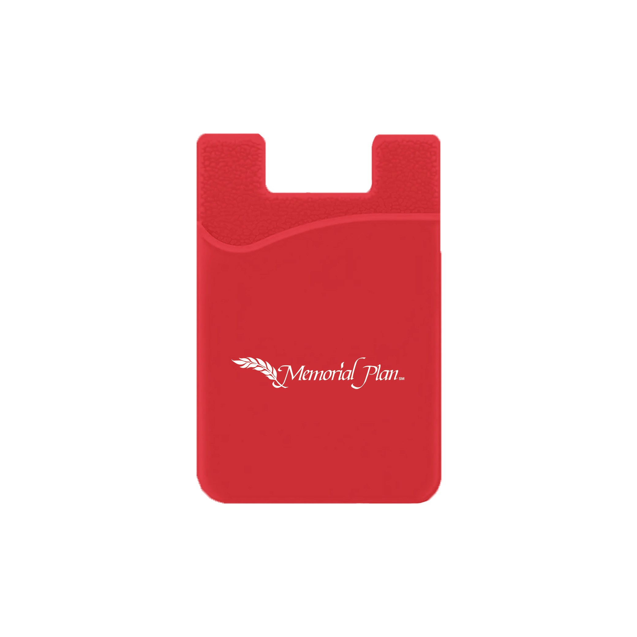 Silicone Wallet Case MOQ 50 PCS Red