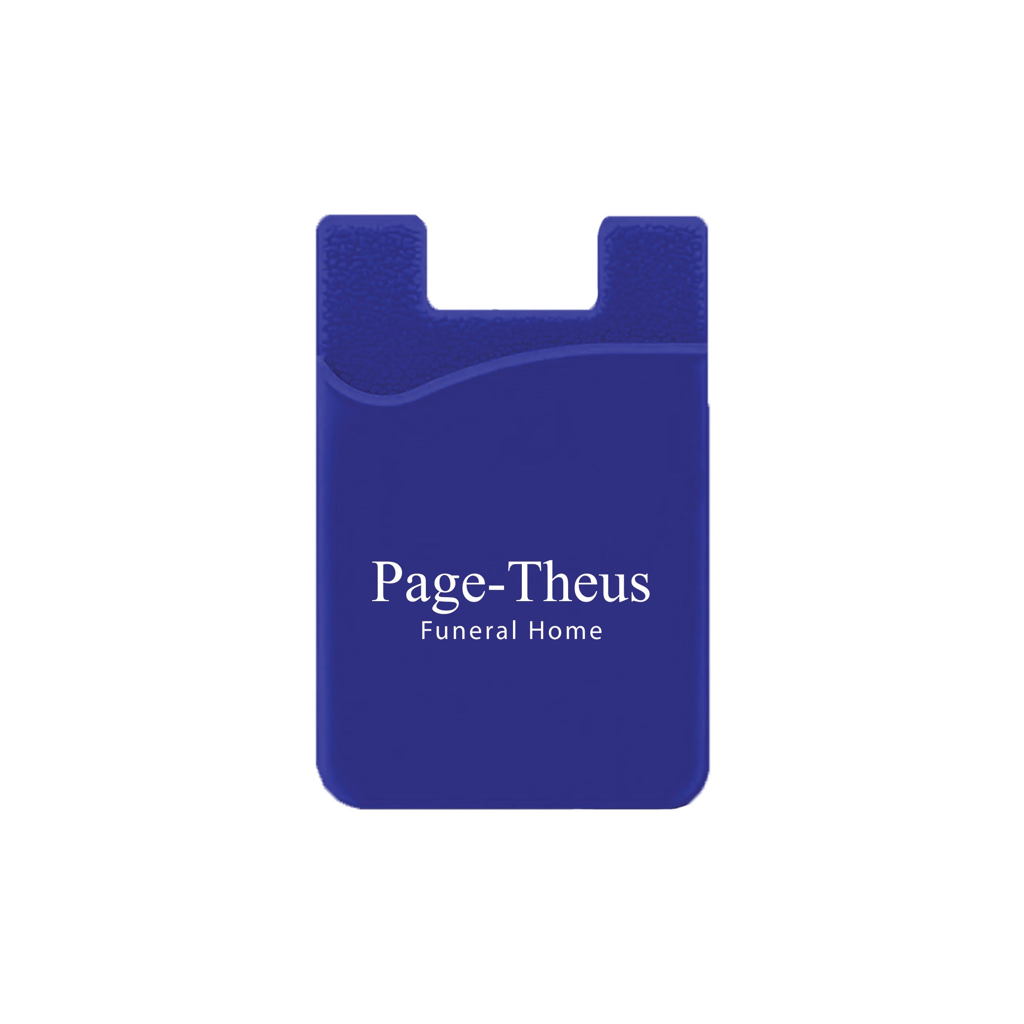 Silicone Wallet Case MOQ 50 PCS Royal Blue