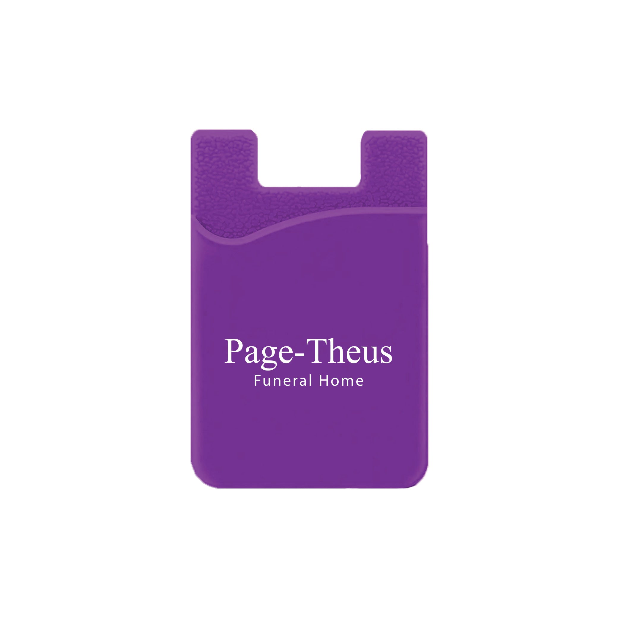 Silicone Wallet Case MOQ 50 PCS Purple