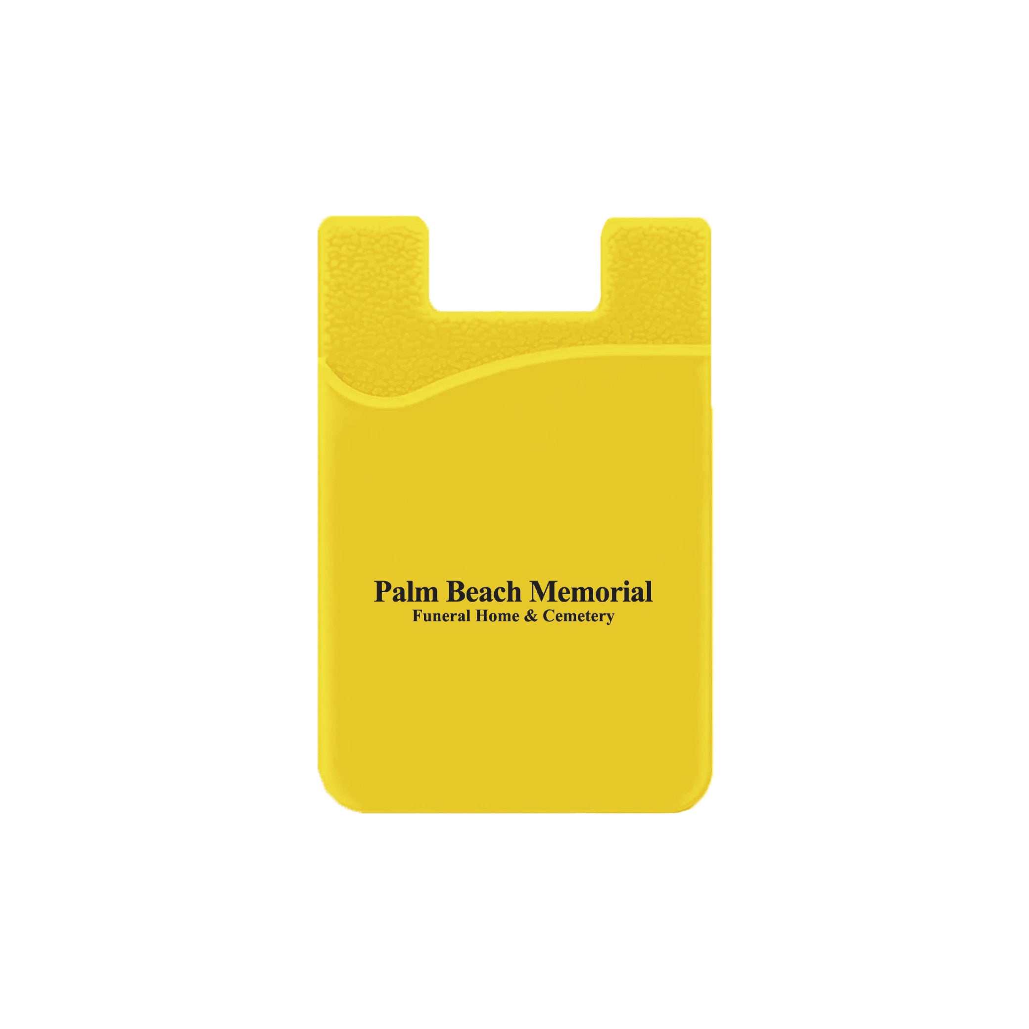 Silicone Wallet Case MOQ 50 PCS Yellow