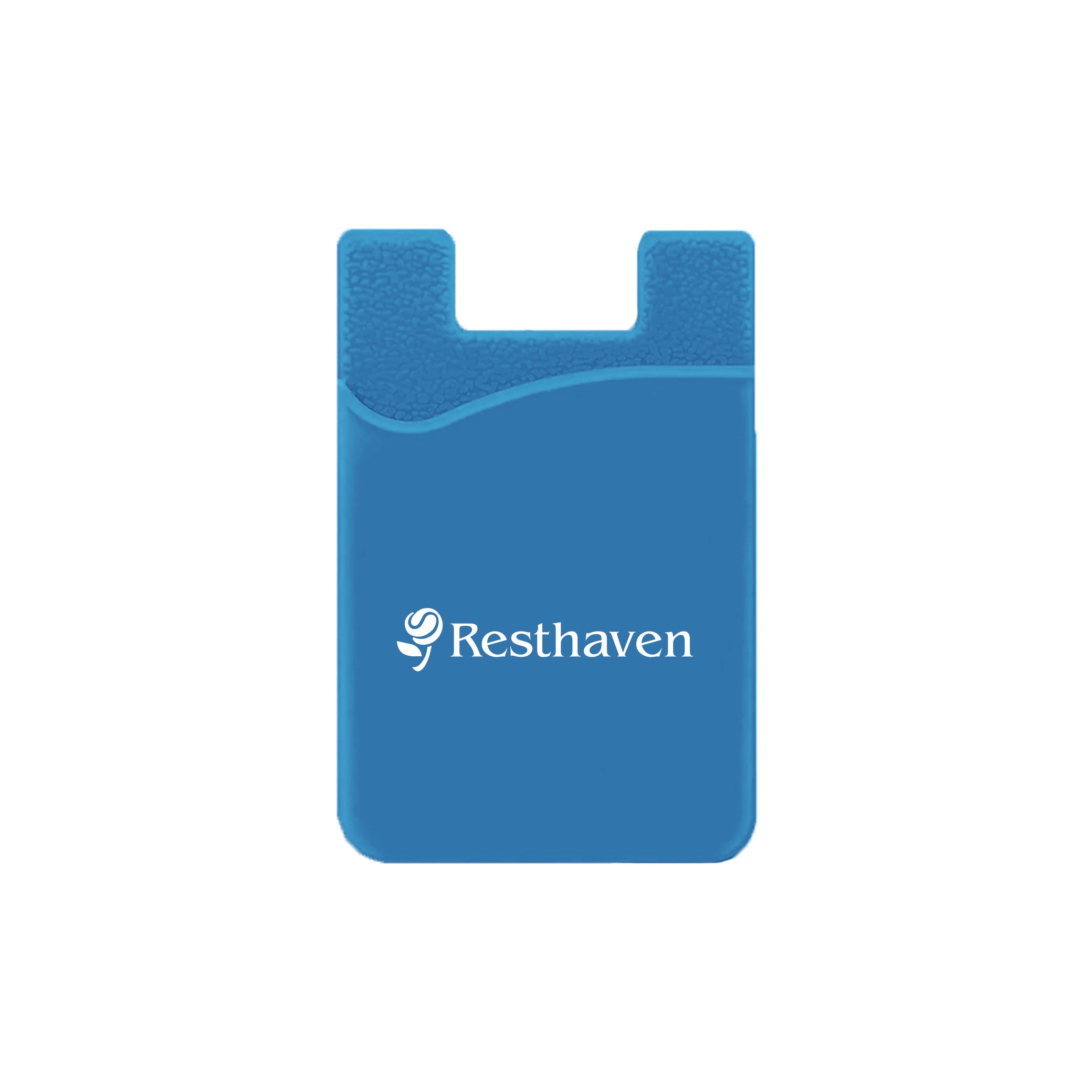 Silicone Wallet Case MOQ 50 PCS Blue