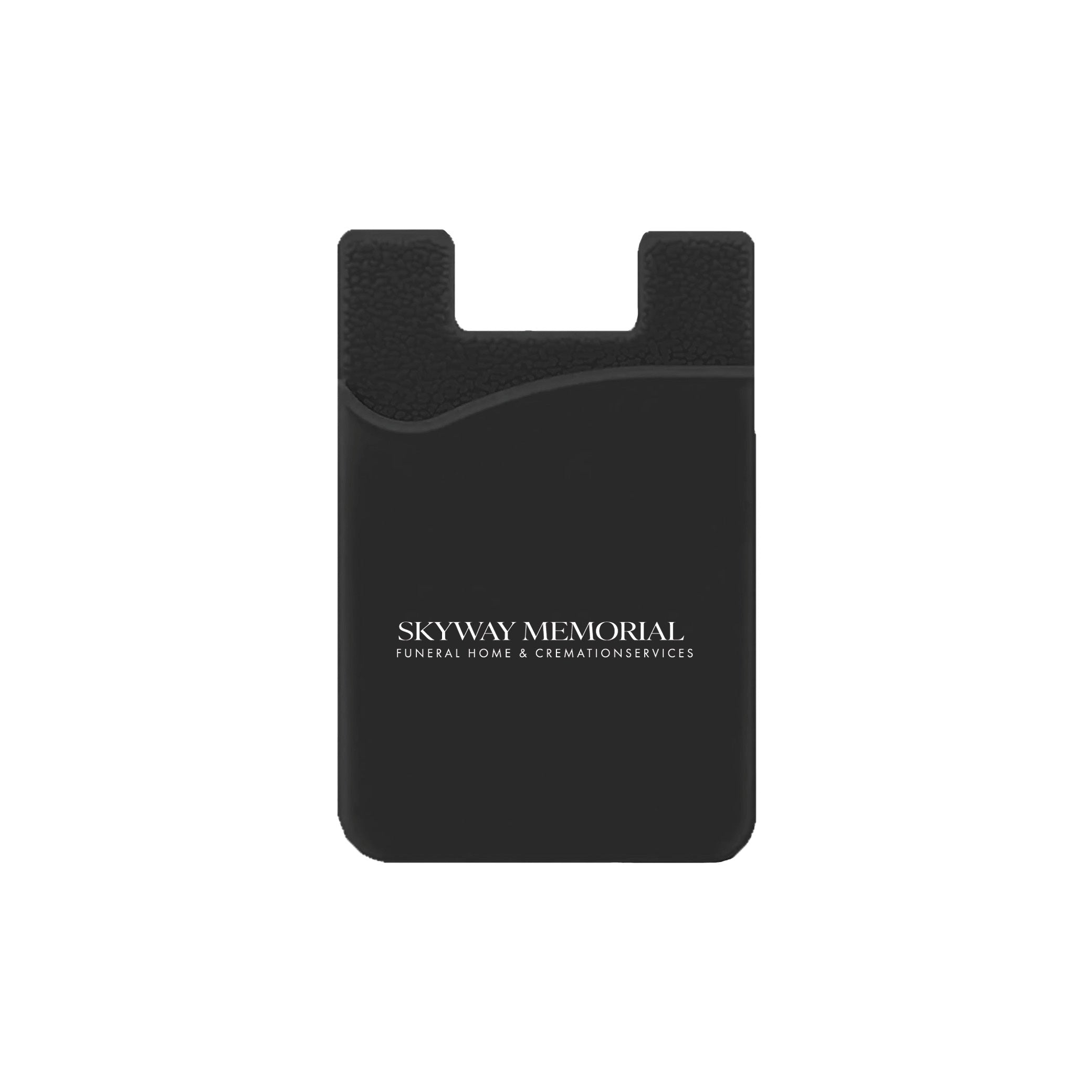 Silicone Wallet Case MOQ 50 PCS Black