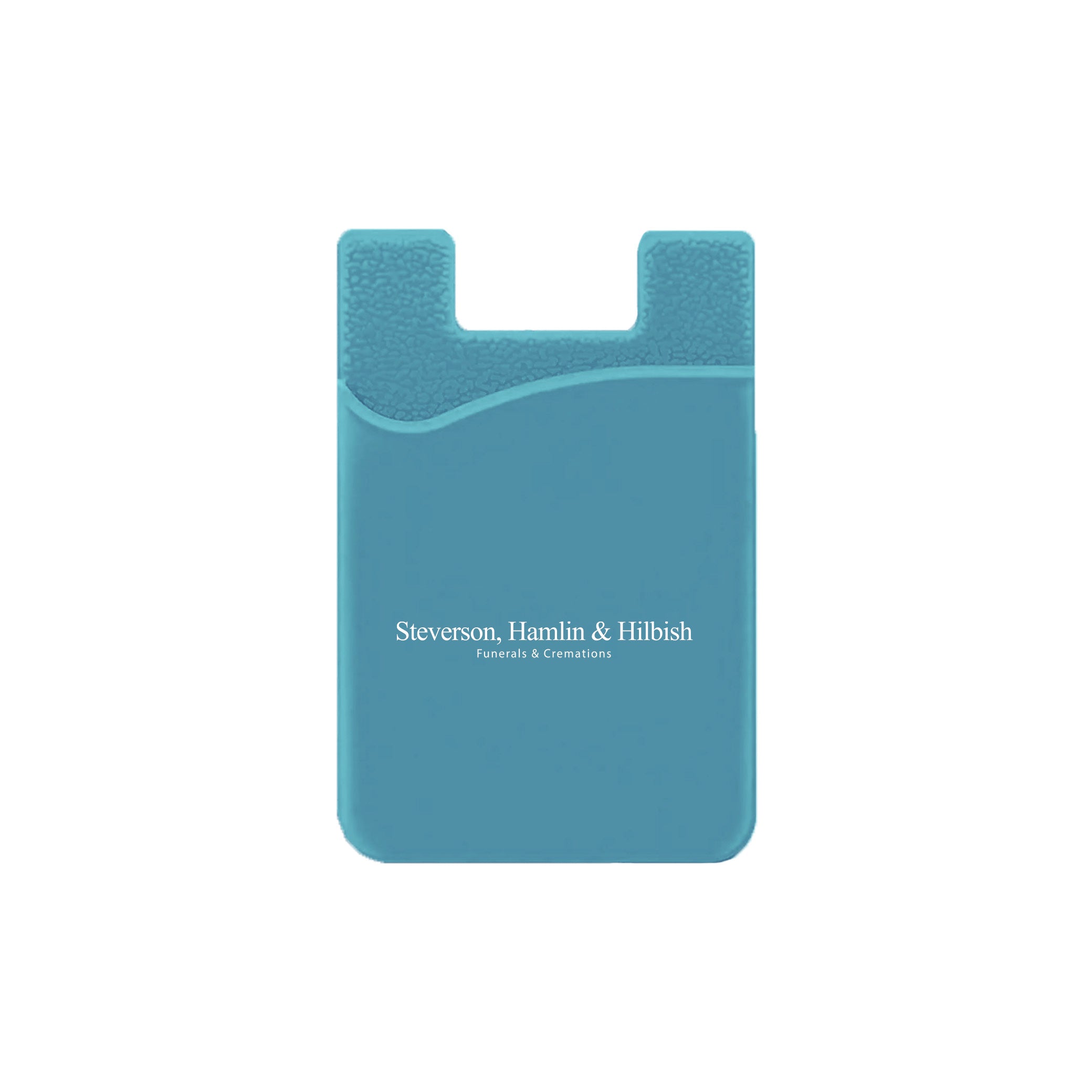 Silicone Wallet Case MOQ 50 PCS Light Blue