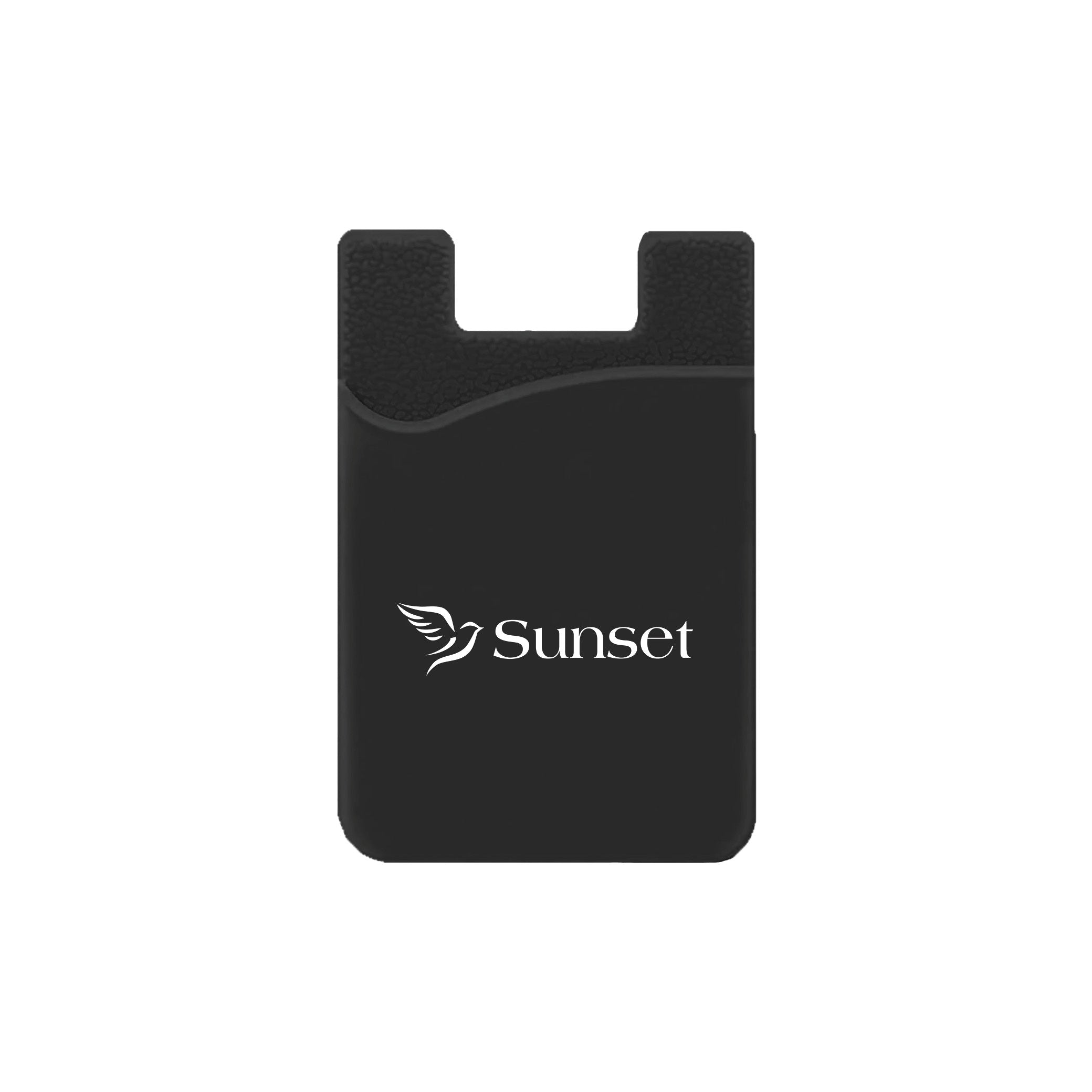 Silicone Wallet Case MOQ 50 PCS Black