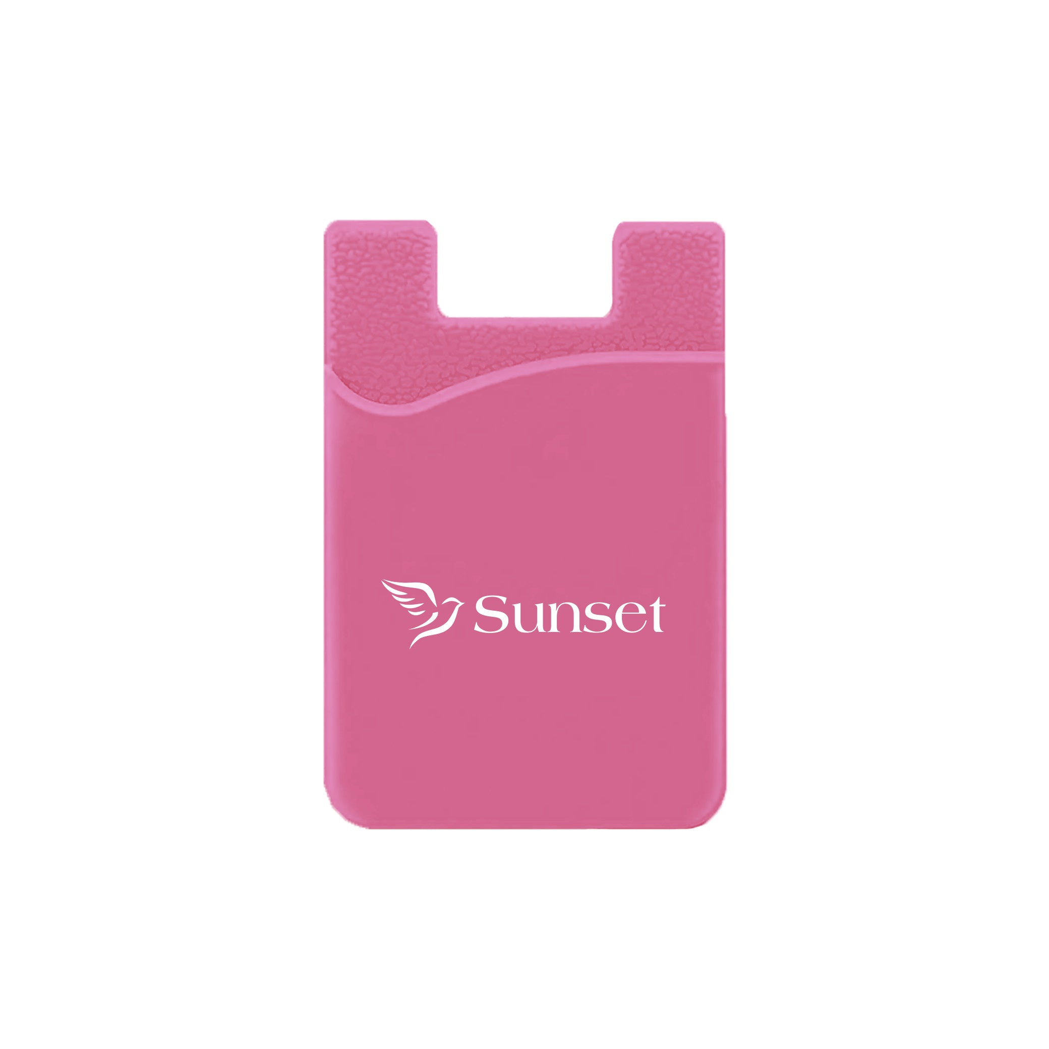 Silicone Wallet Case MOQ 50 PCS Pink