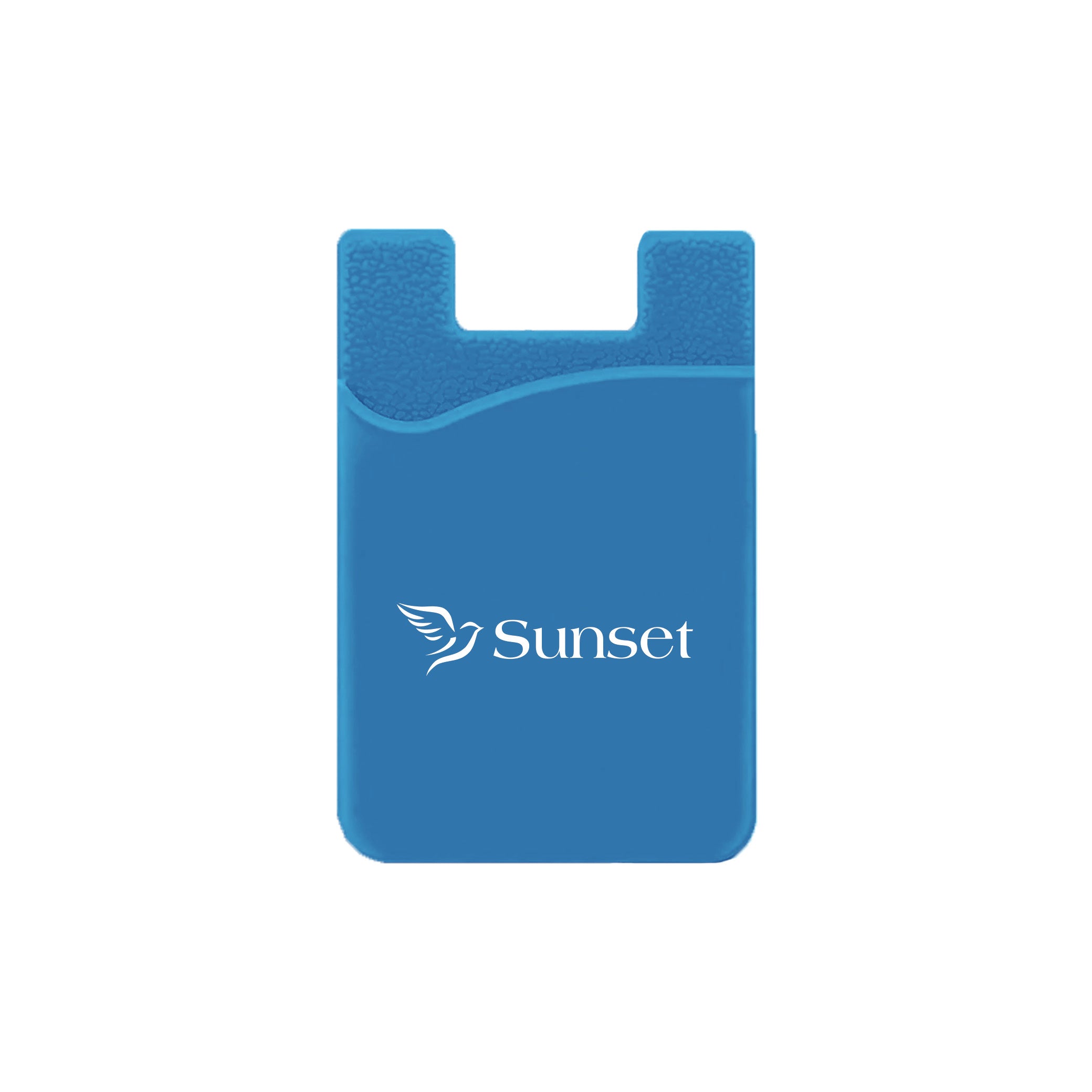 Silicone Wallet Case MOQ 50 PCS Blue